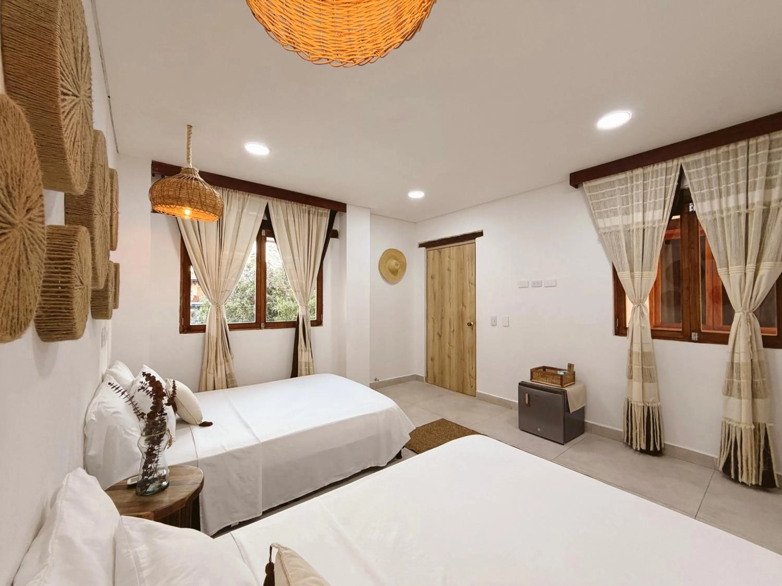 Bed in Hotel Boutique de playa - Casa Solhu