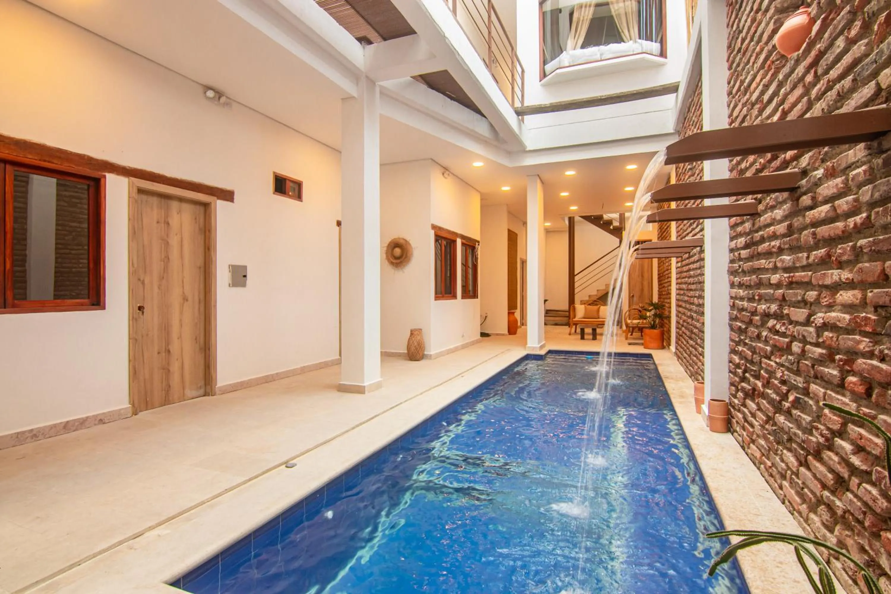 Swimming pool in Hotel Boutique de playa - Casa Solhu