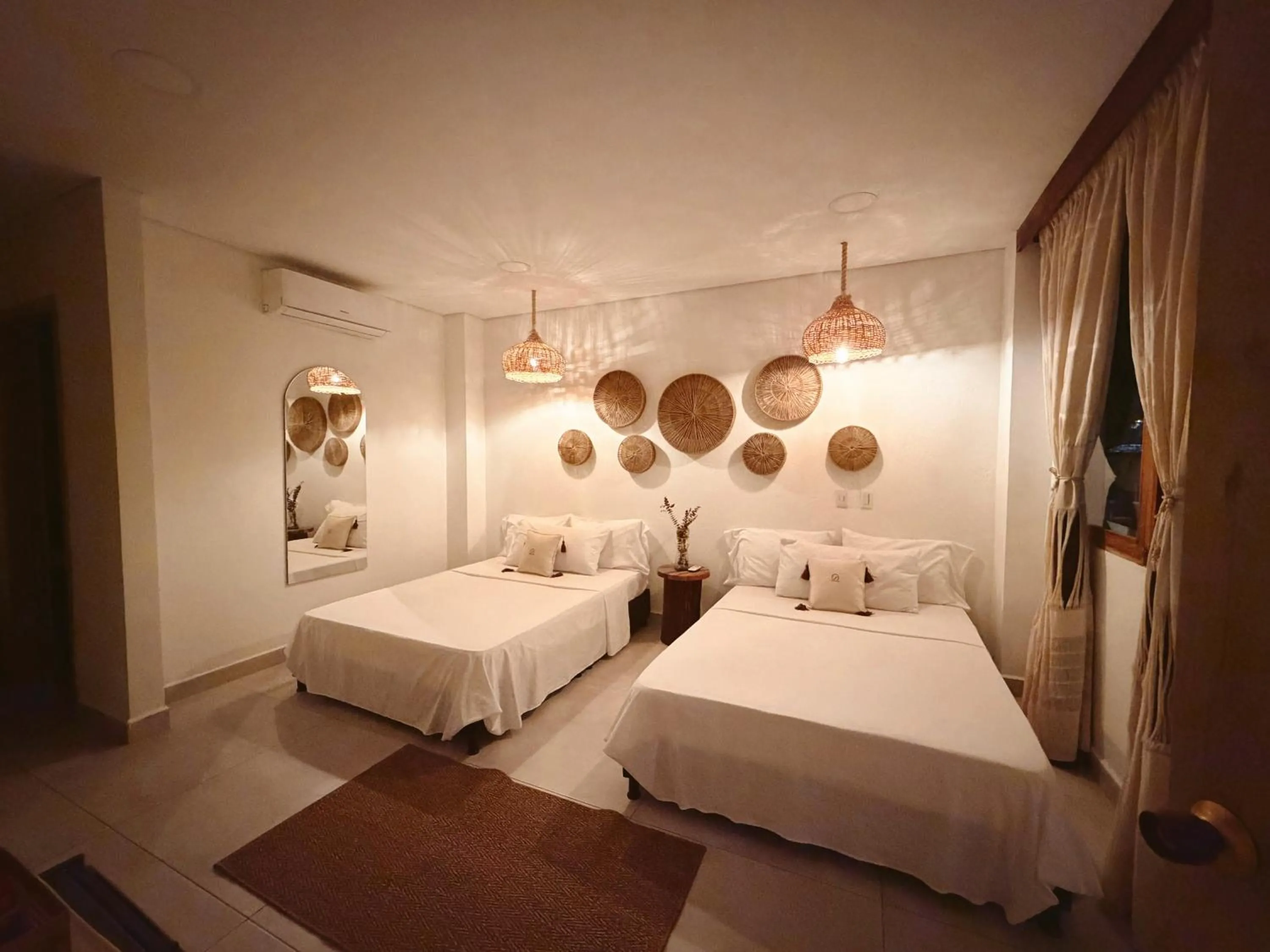 Bed in Hotel Boutique de playa - Casa Solhu