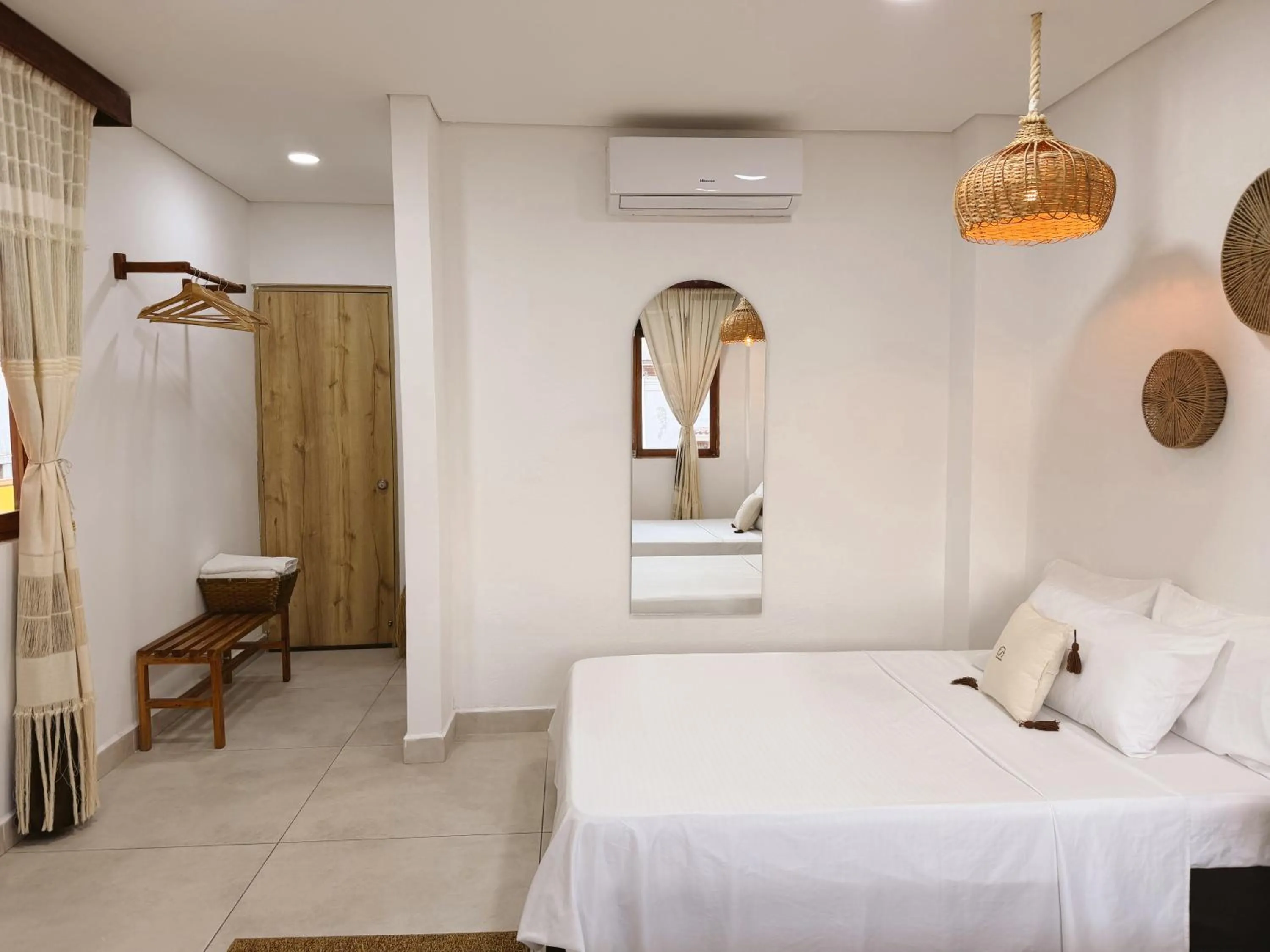 Bed in Hotel Boutique de playa - Casa Solhu