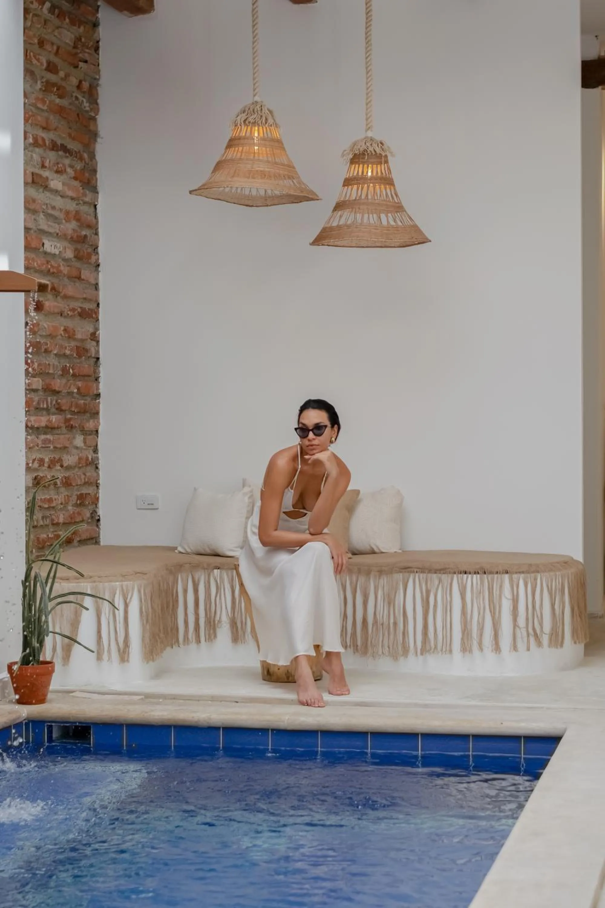 Seating area in Hotel Boutique de playa - Casa Solhu