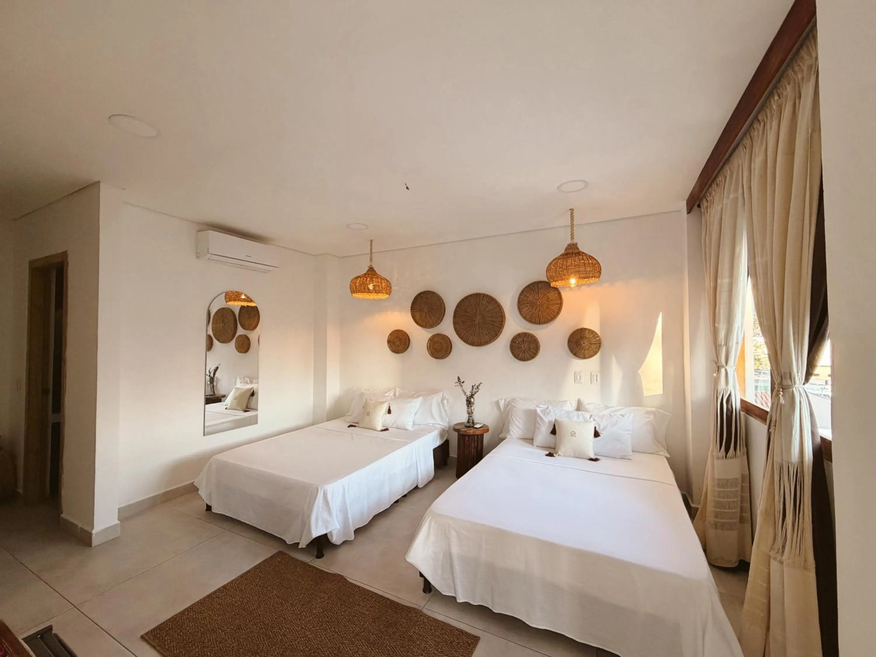 Bed in Hotel Boutique de playa - Casa Solhu