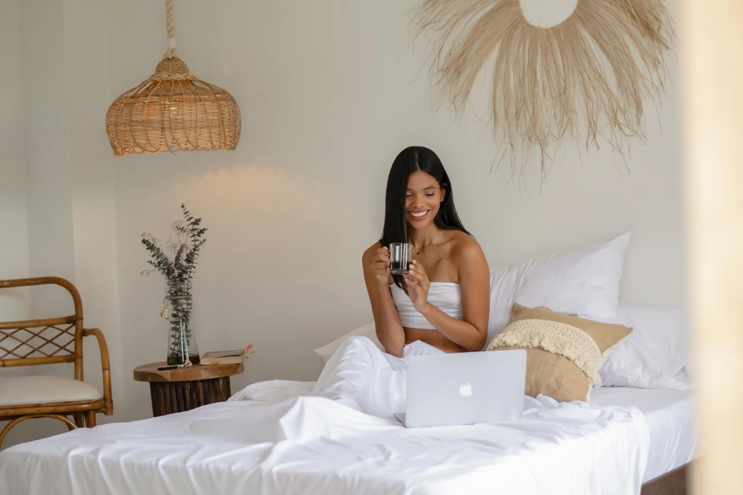 Bed in Hotel Boutique de playa - Casa Solhu