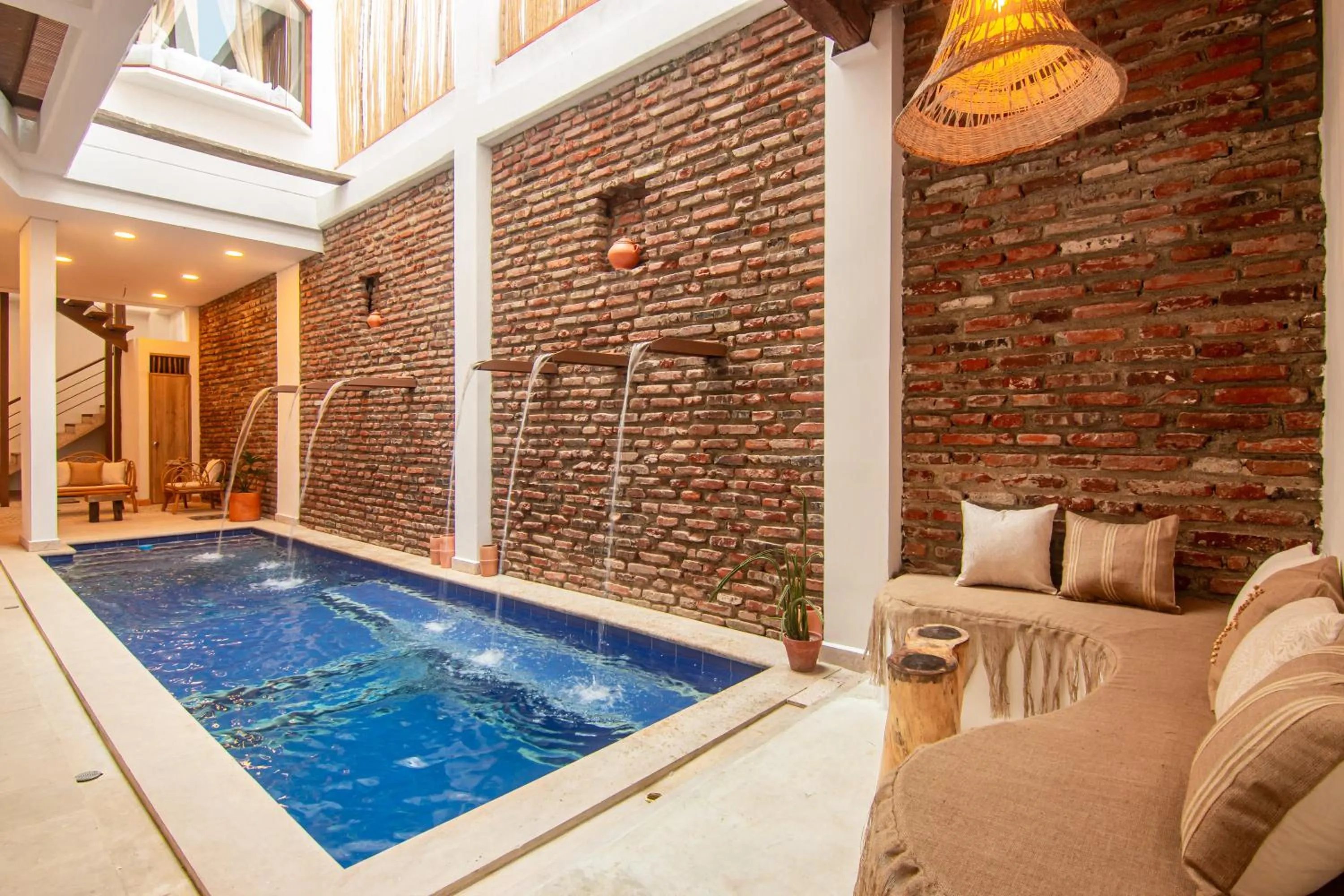 Pool view in Hotel Boutique de playa - Casa Solhu