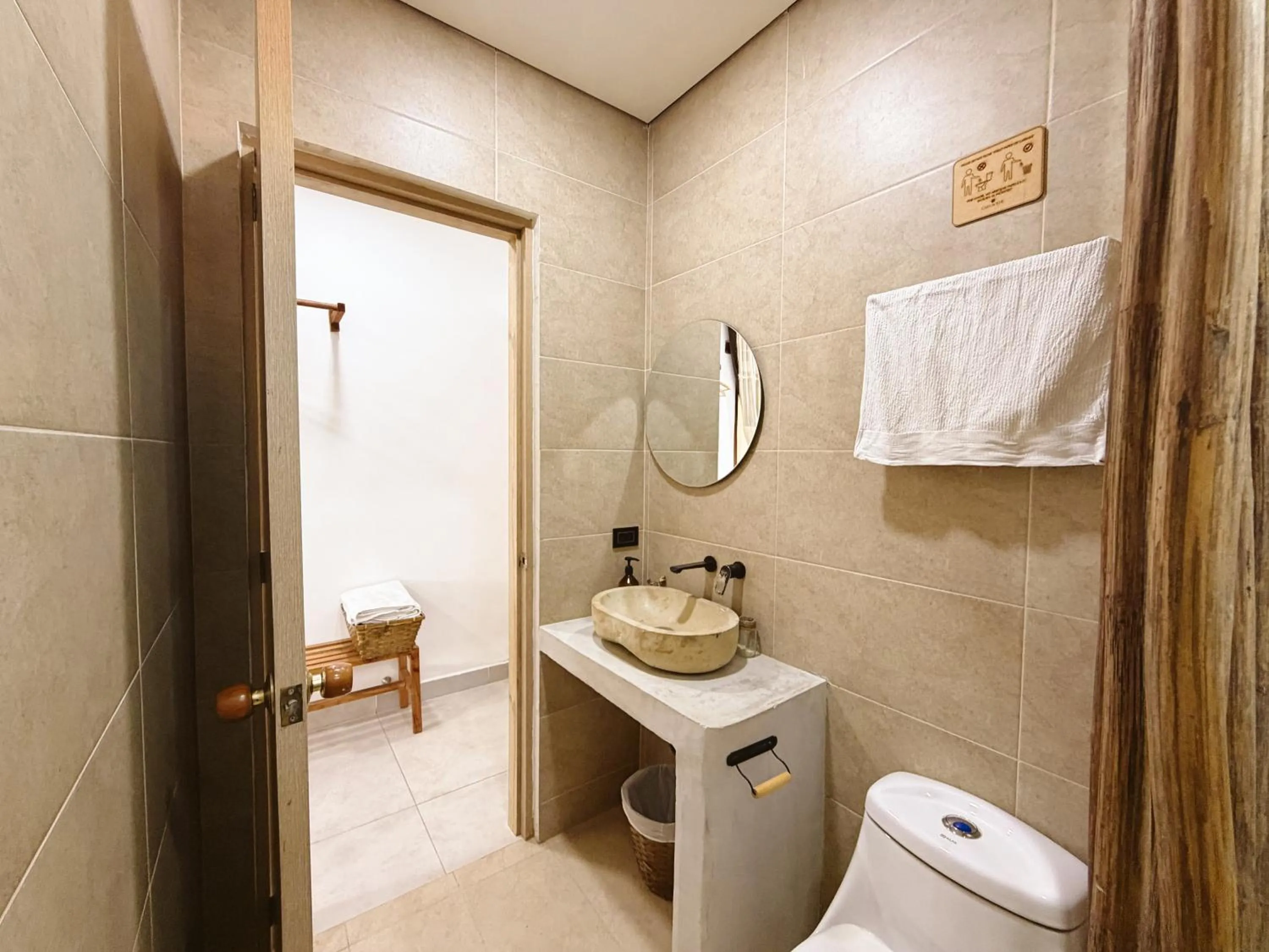 Bathroom in Hotel Boutique de playa - Casa Solhu