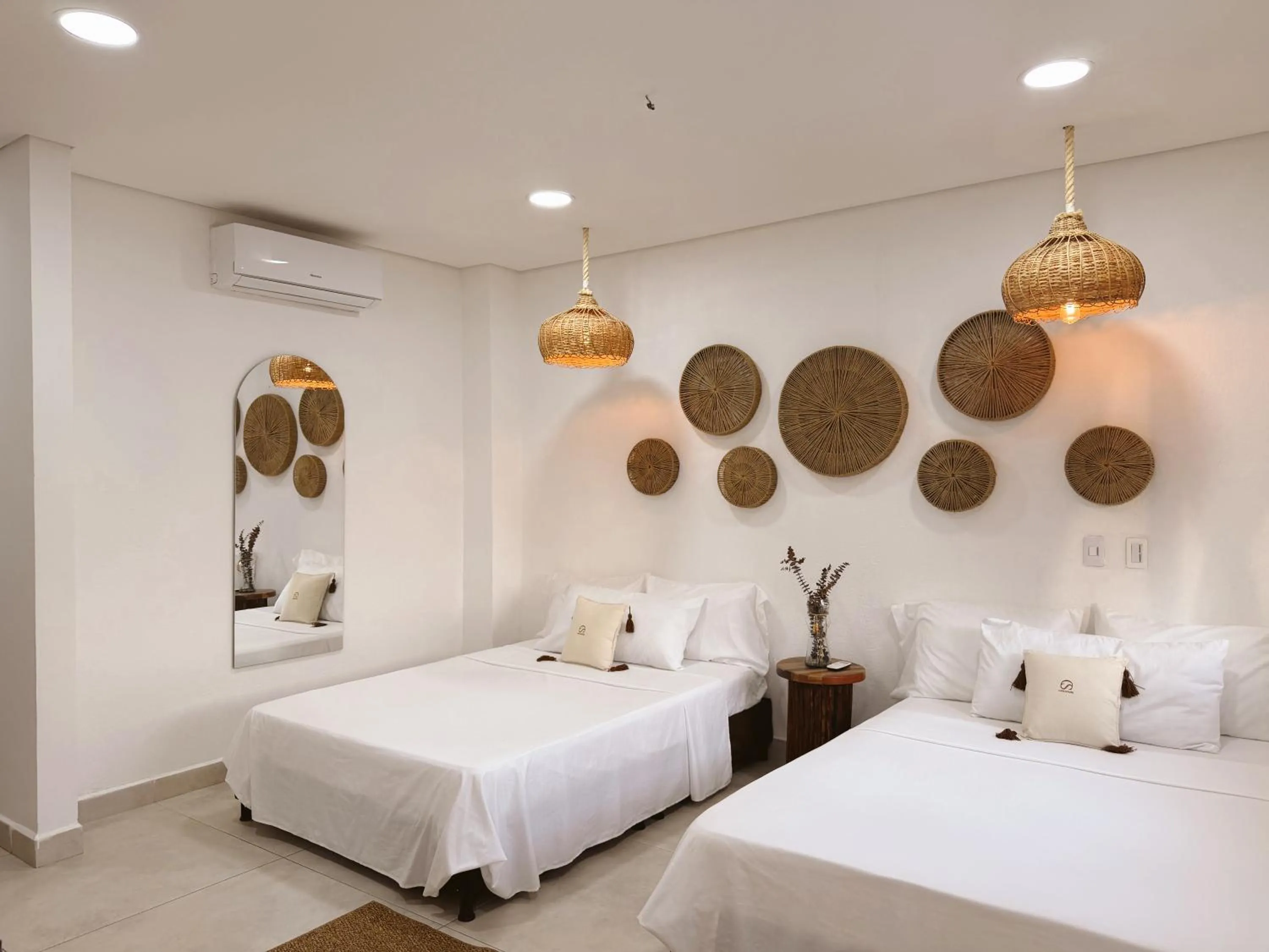 Bed in Hotel Boutique de playa - Casa Solhu