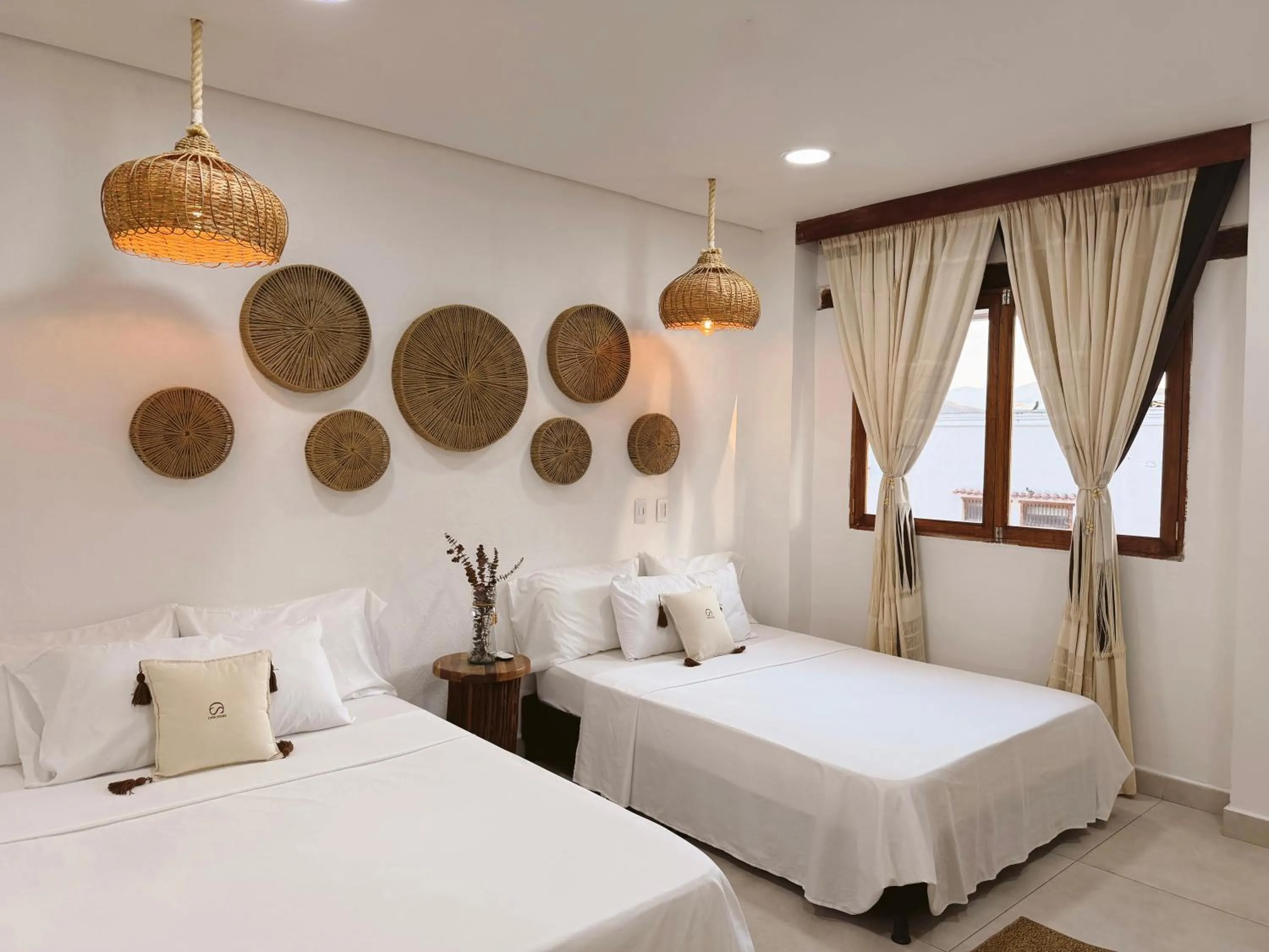 Bed in Hotel Boutique de playa - Casa Solhu