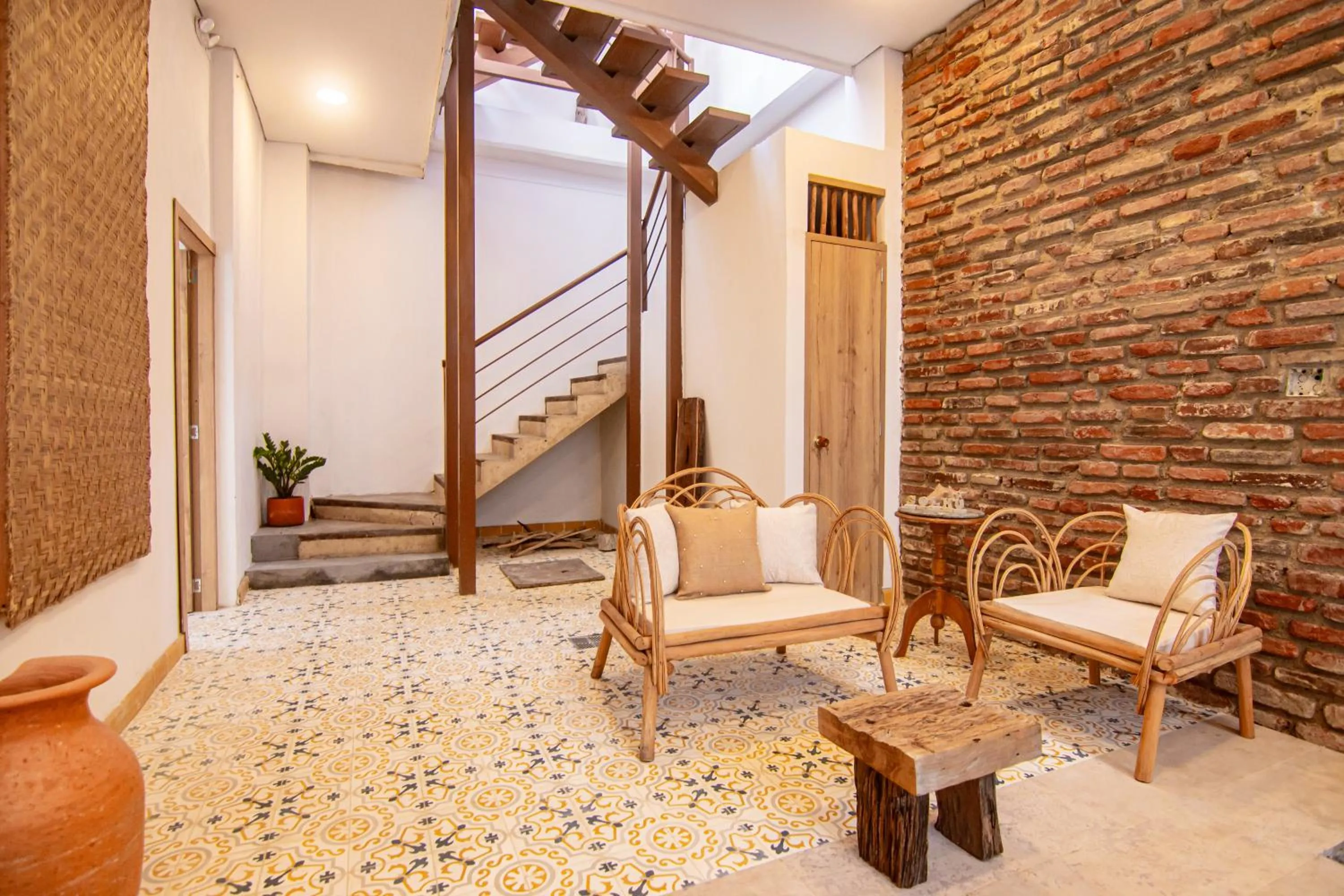 Living room in Hotel Boutique de playa - Casa Solhu