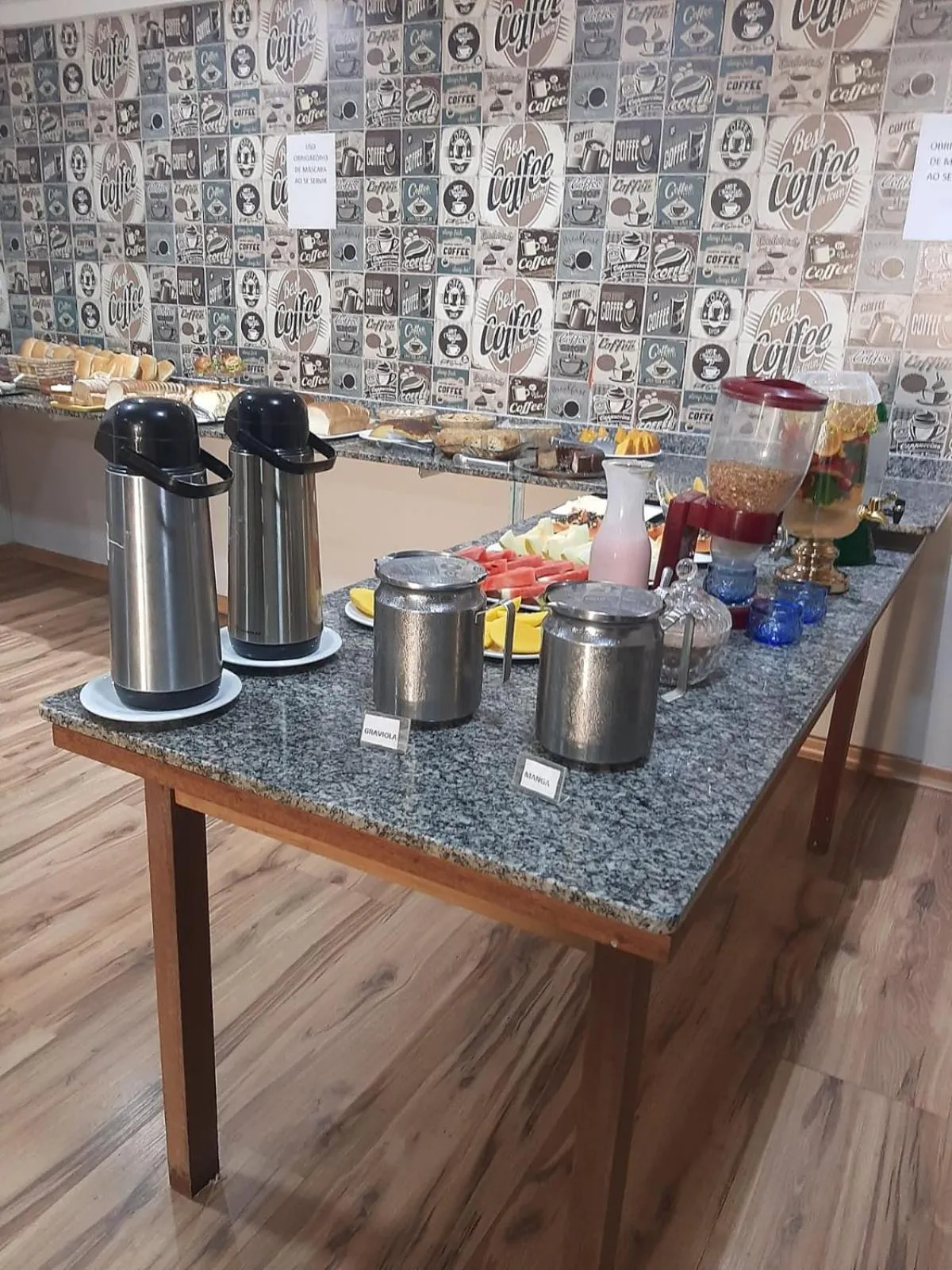 Food and drinks in Hotel Recanto Europeu