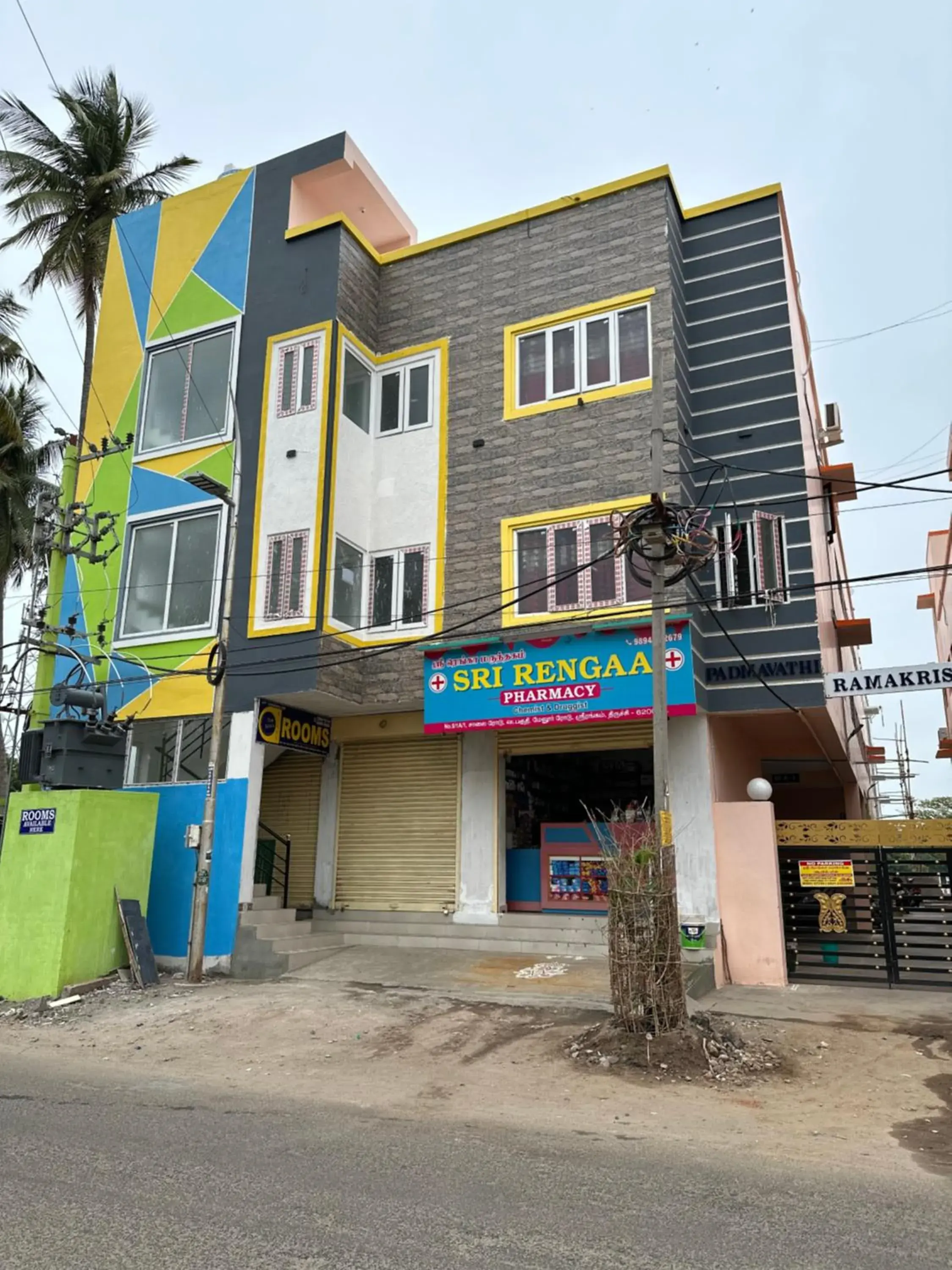Property building in The Kaya Inn Srirangam Property building in The Kaya Inn Srirangam