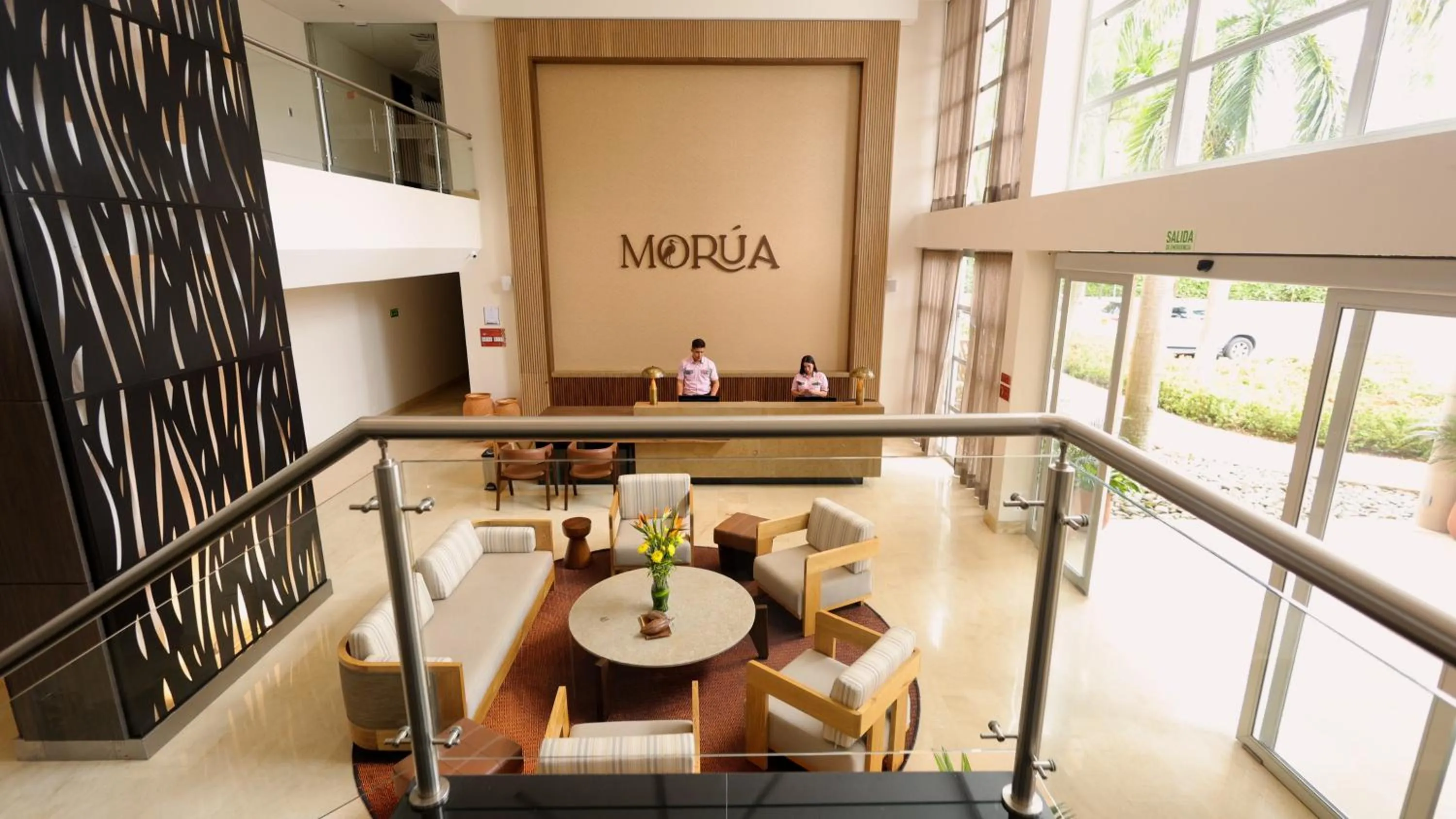 Lobby or reception in Hotel Morúa