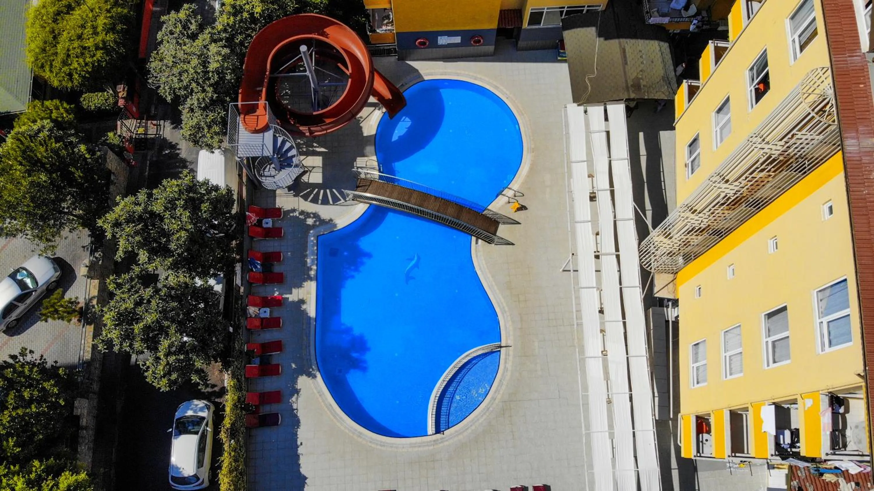 Pool view in Rose Garden Apart Hotel