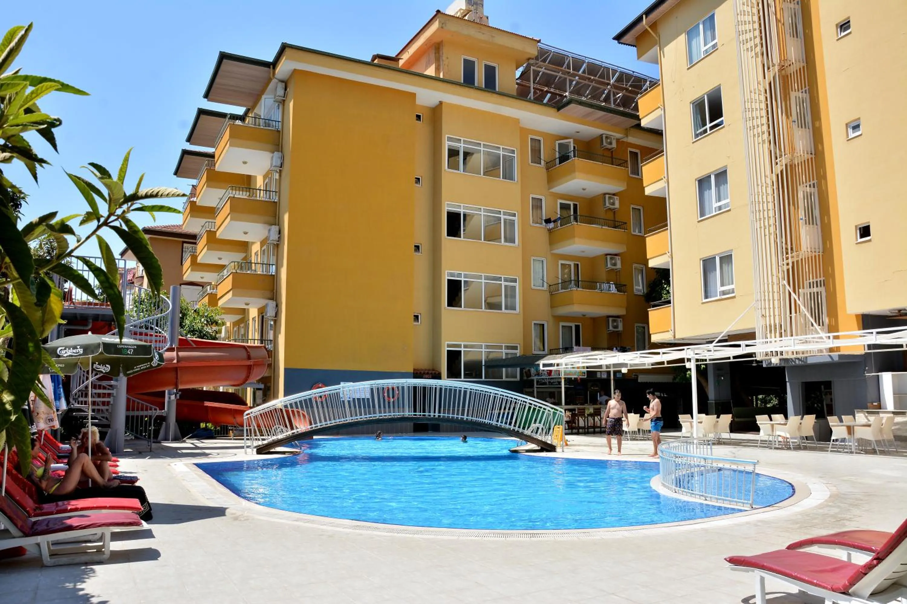 Pool view in Rose Garden Apart Hotel