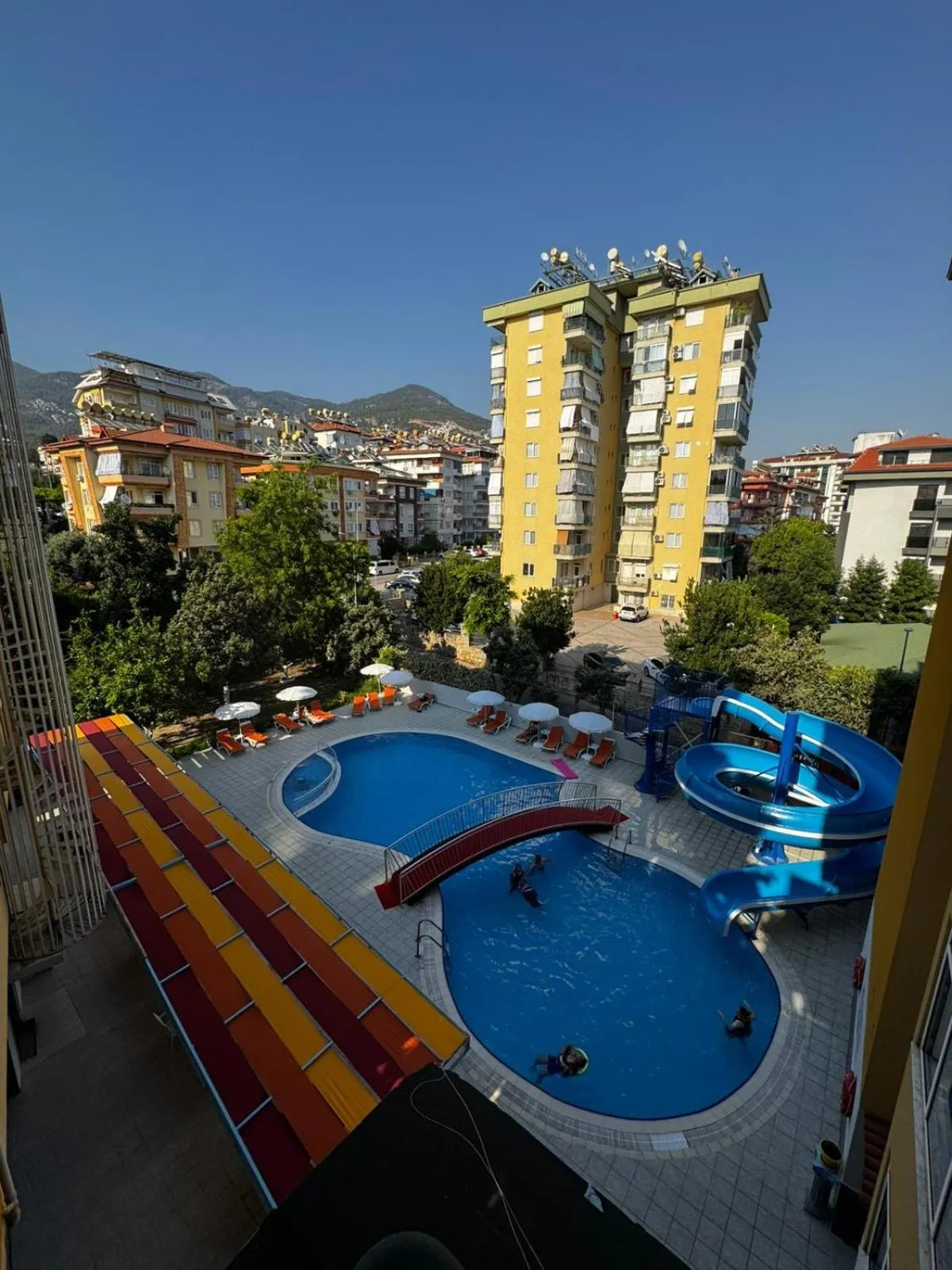Pool view in Rose Garden Apart Hotel