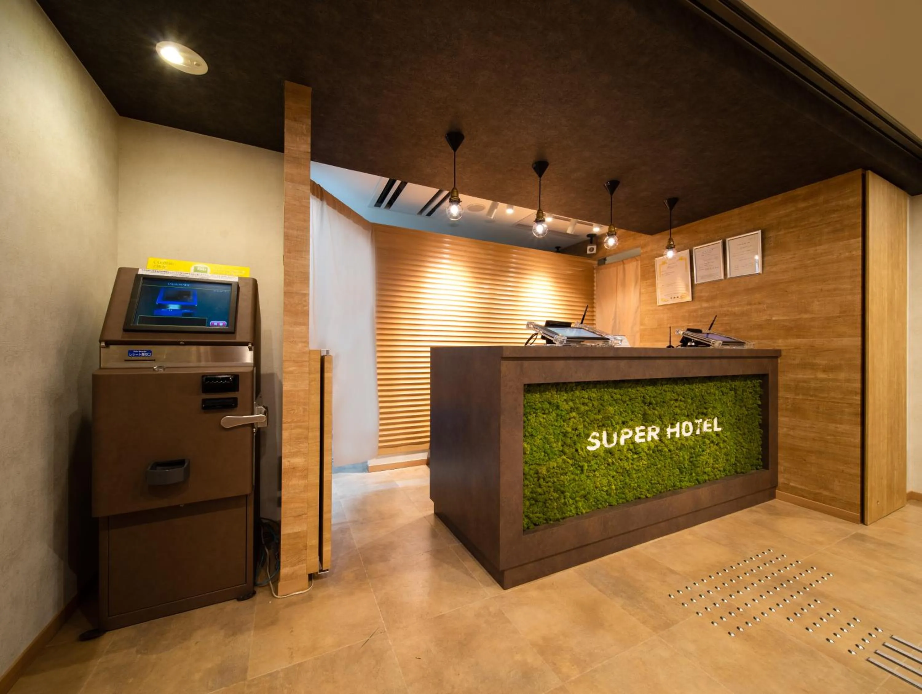Lobby or reception in Super Hotel Tokyo JR Tachikawa Kitaguchi