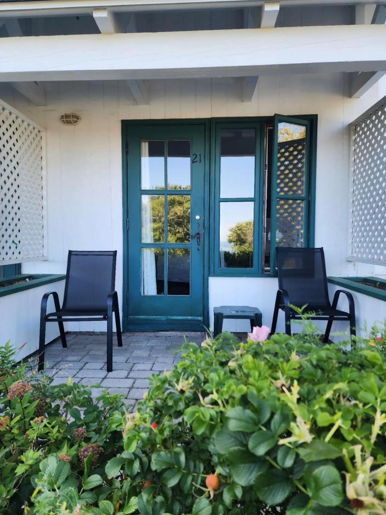 Patio in Auberge des Nuages