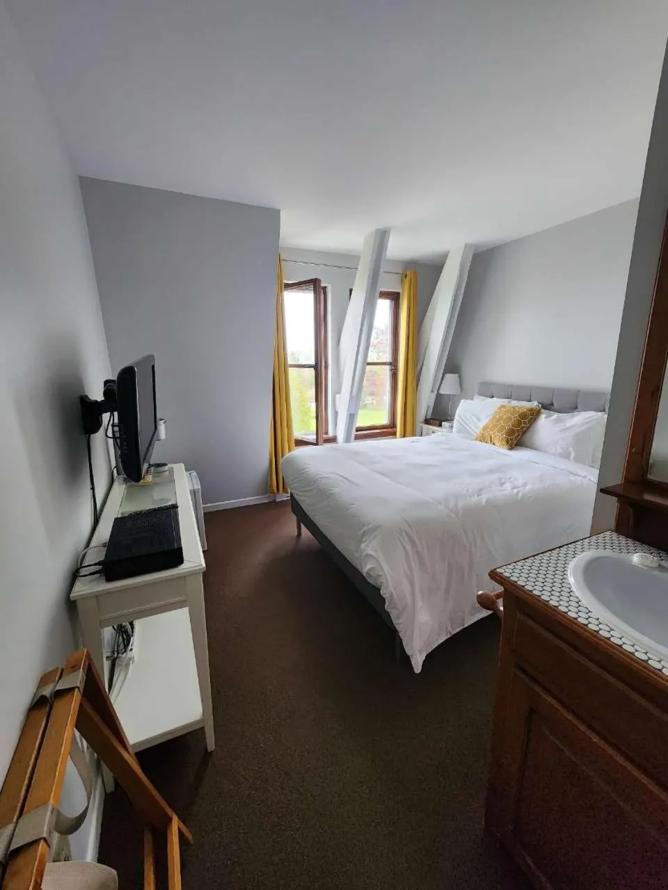 Bed in Auberge des Nuages