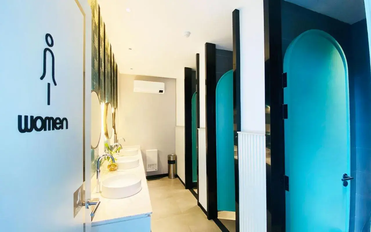 Bathroom in SIHA Hotel & Casino Bathroom in SIHA Hotel & Casino