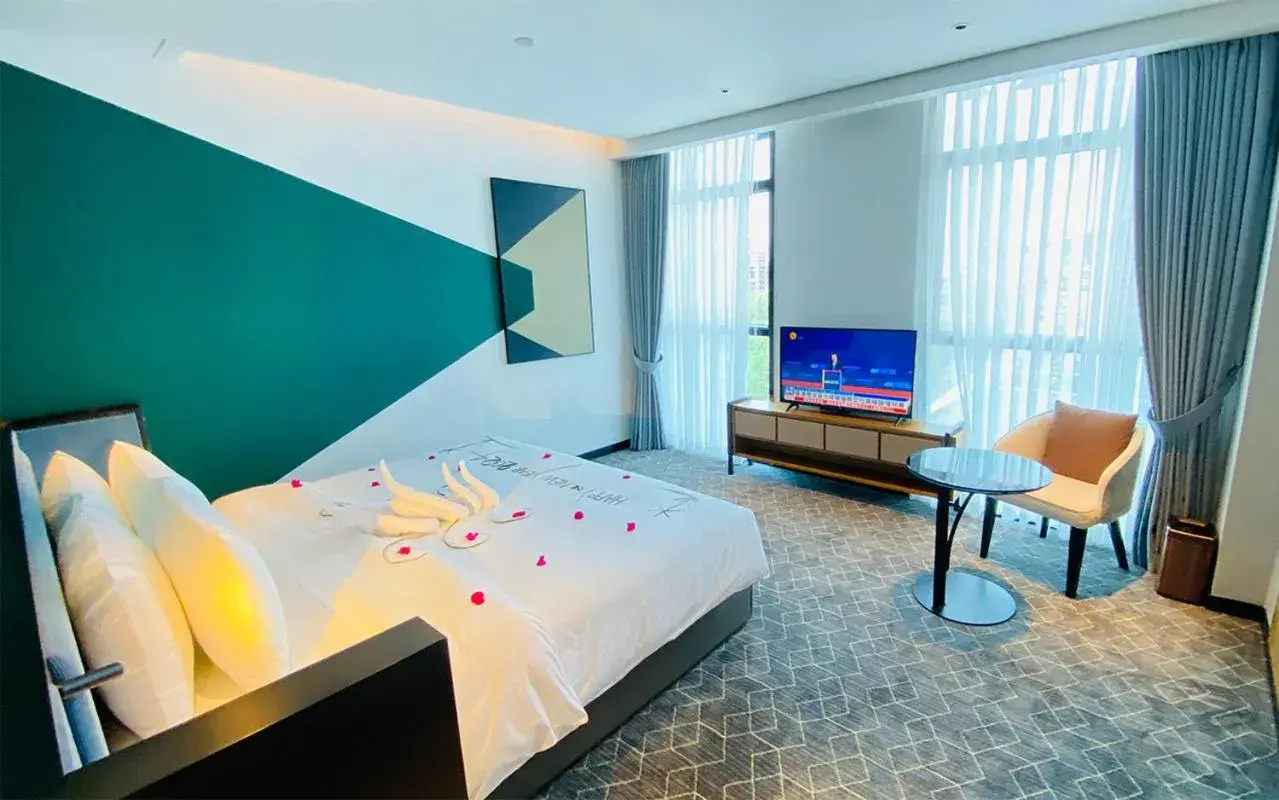 Bed in SIHA Hotel & Casino Bed in SIHA Hotel & Casino