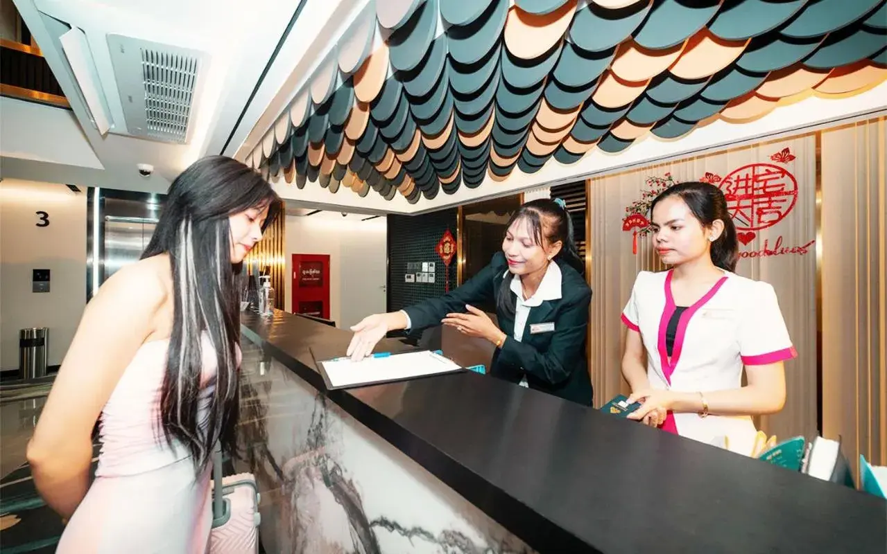 Lobby or reception in SIHA Hotel & Casino Lobby or reception in SIHA Hotel & Casino