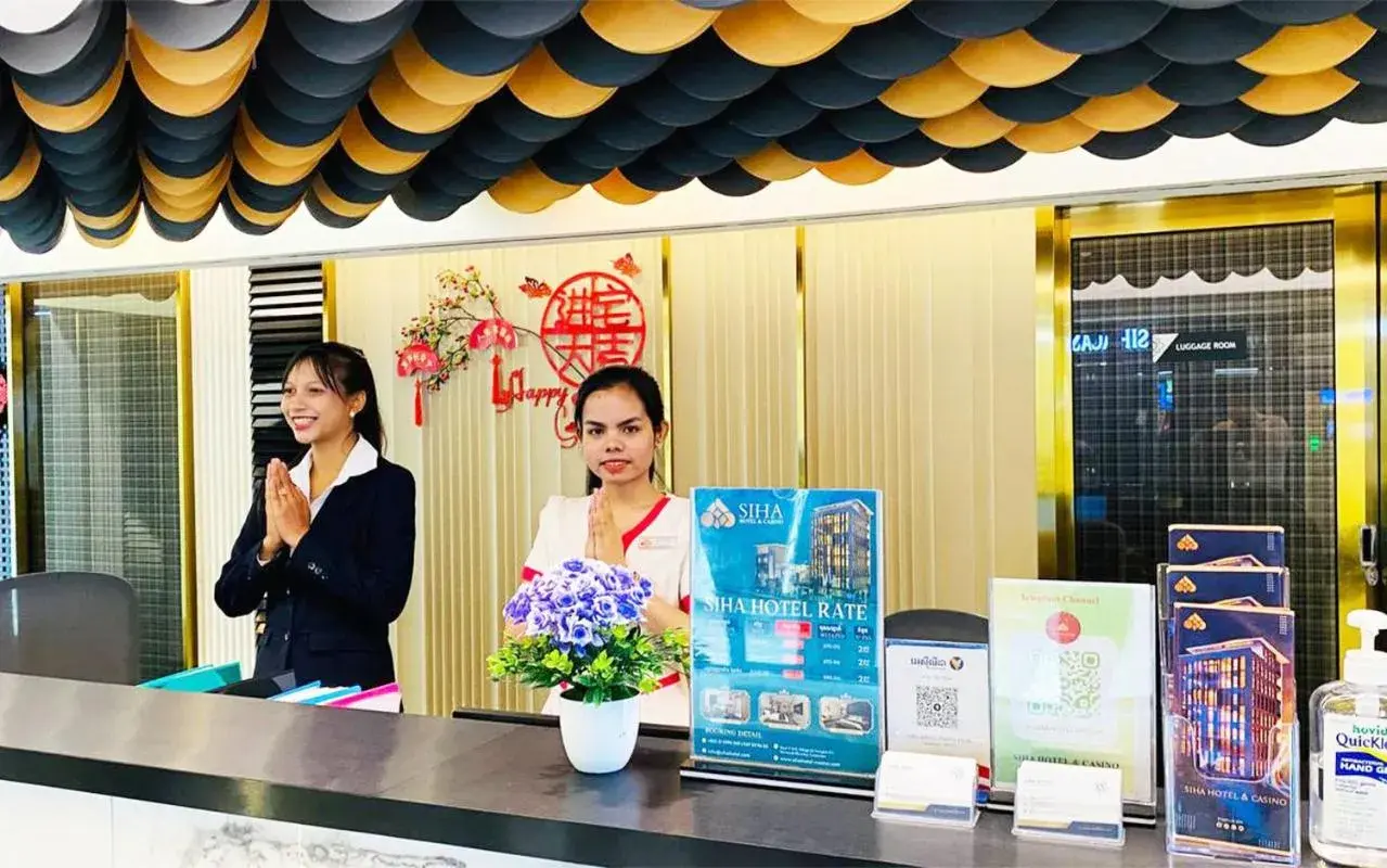 Lobby or reception in SIHA Hotel & Casino Lobby or reception in SIHA Hotel & Casino