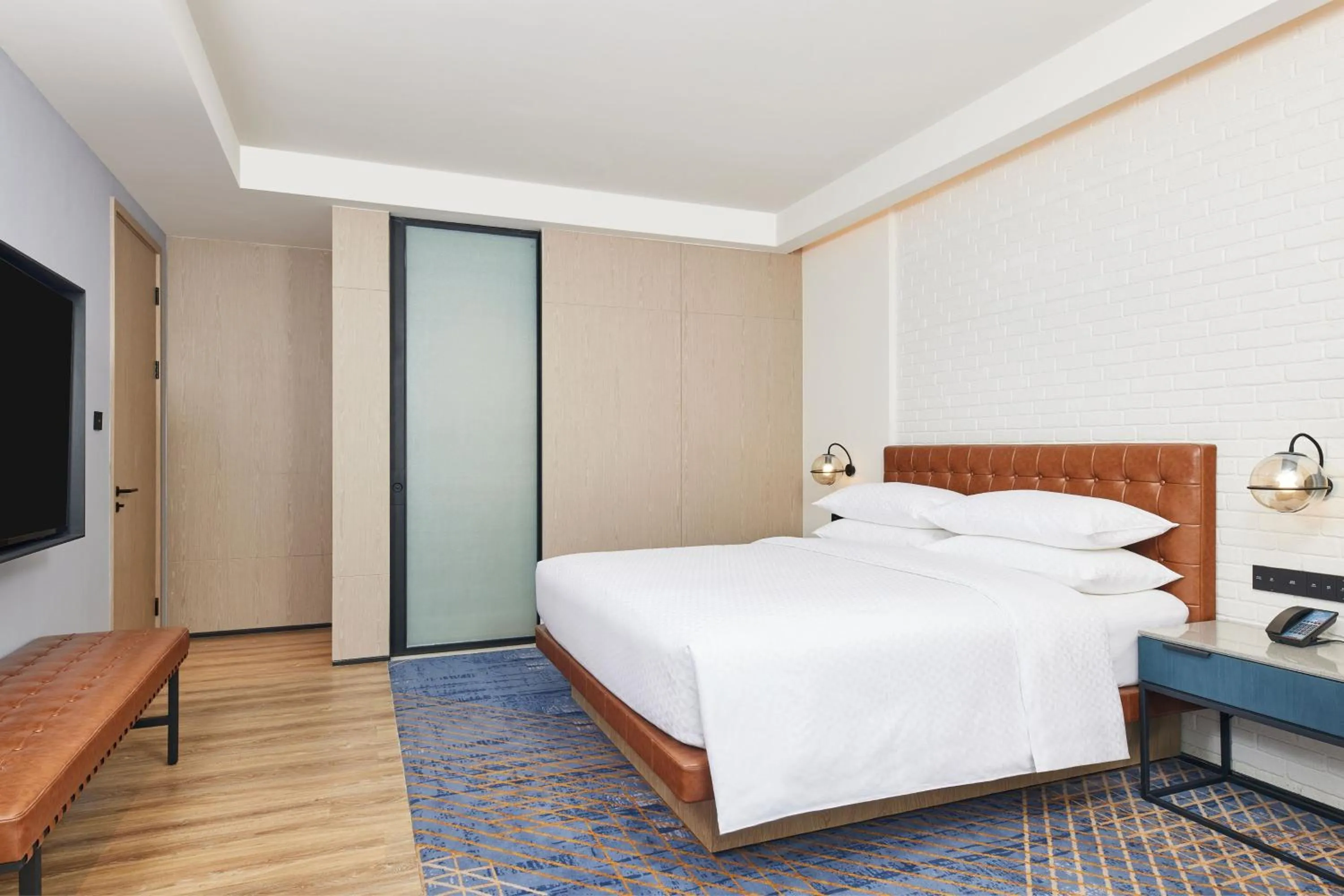Living room, Bed in Four Points by Sheraton Nantong, Haimen