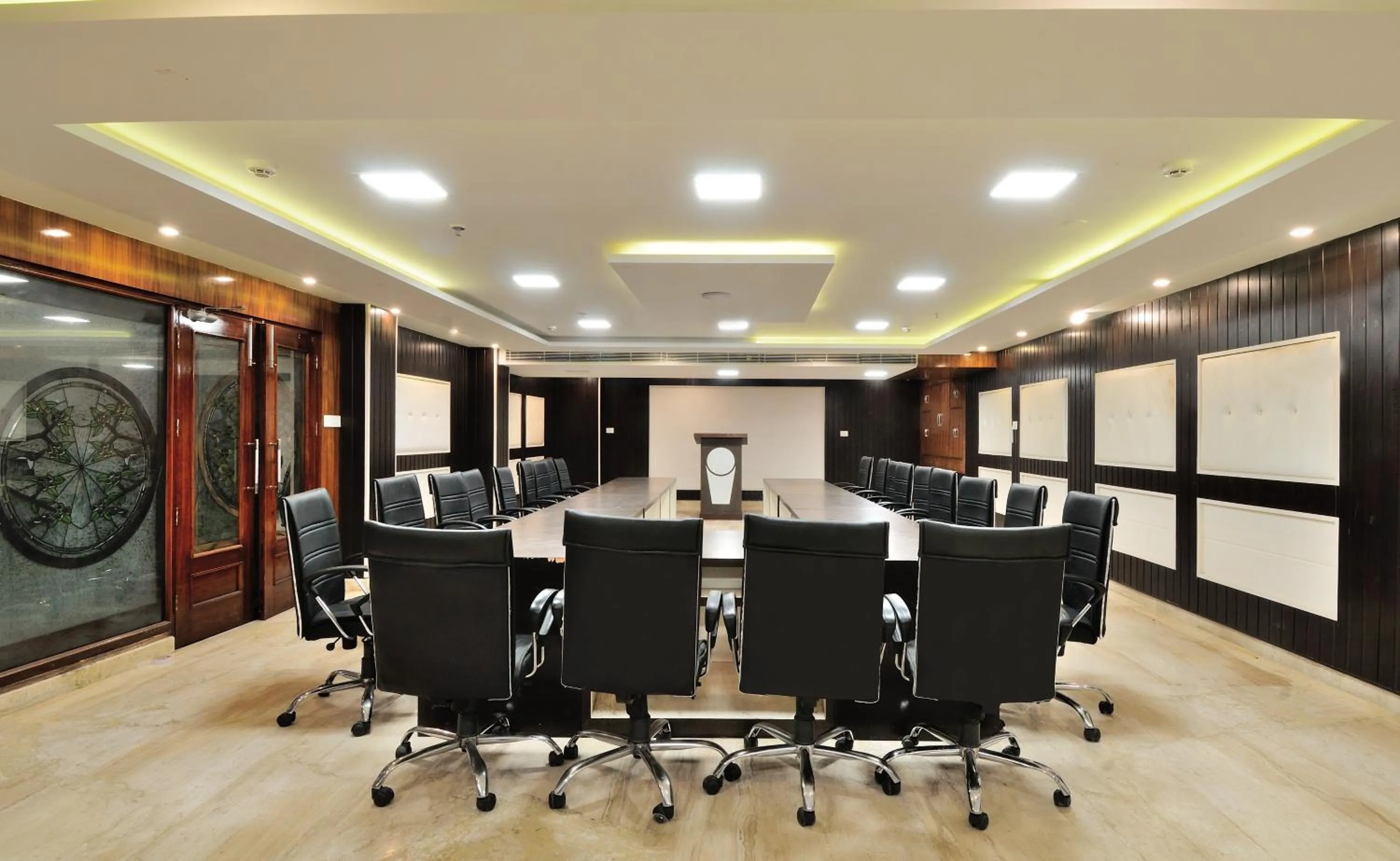 Meeting/conference room in Hotel Crystal Ganga Heights 5 Min from Har Ki Pauri