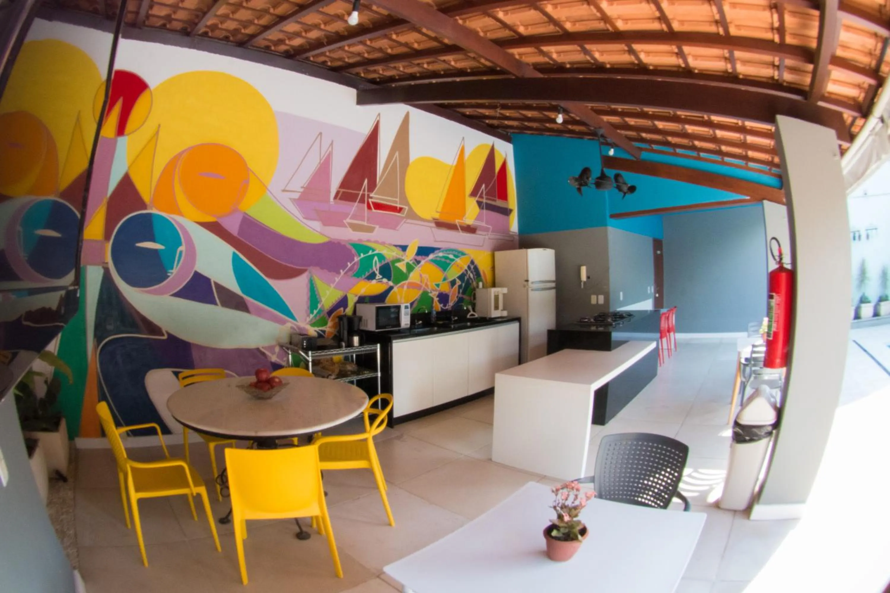 Communal kitchen in Icaraí Bed & Breakfast