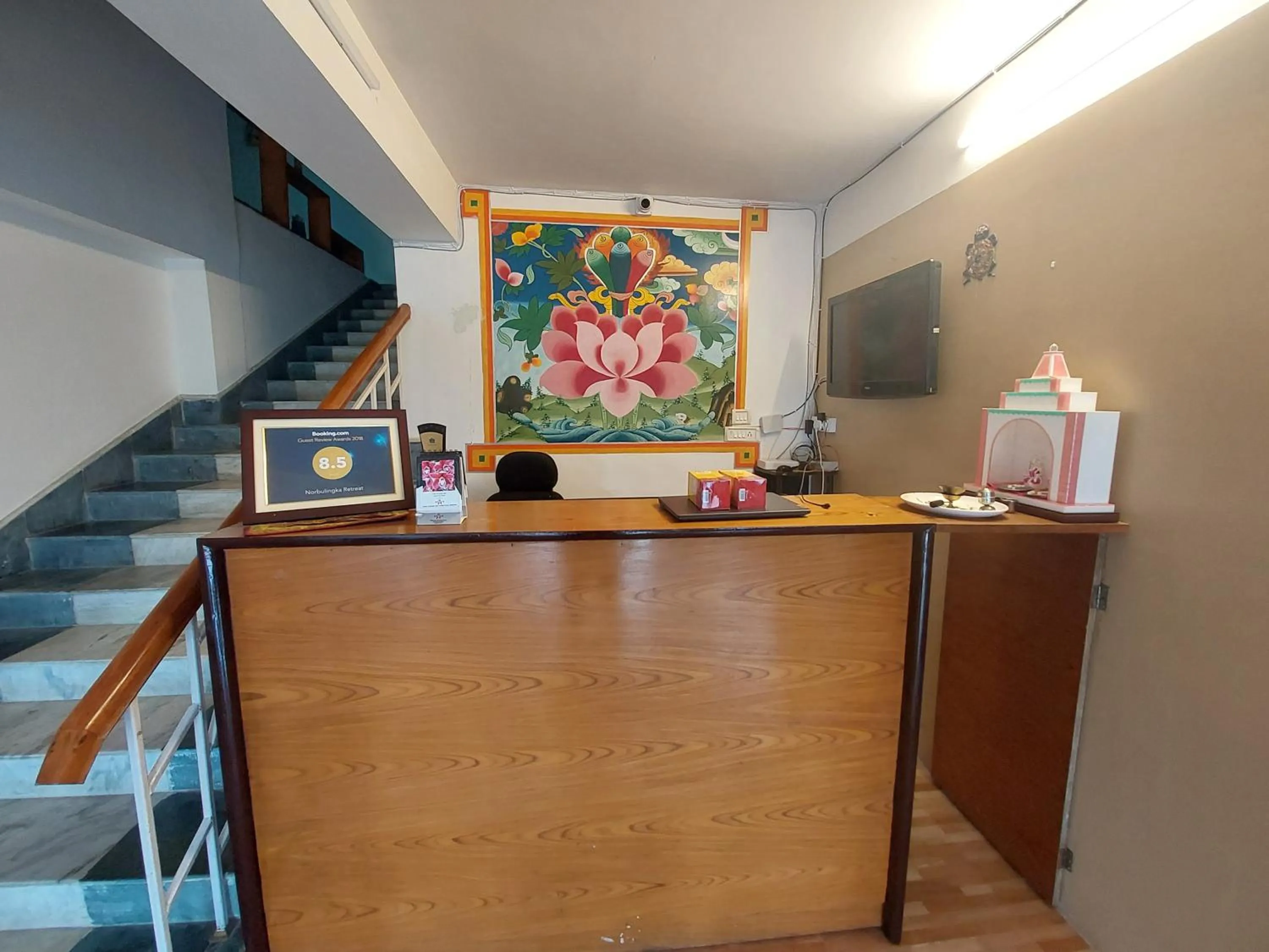 Lobby or reception in Norbulingka Retreat