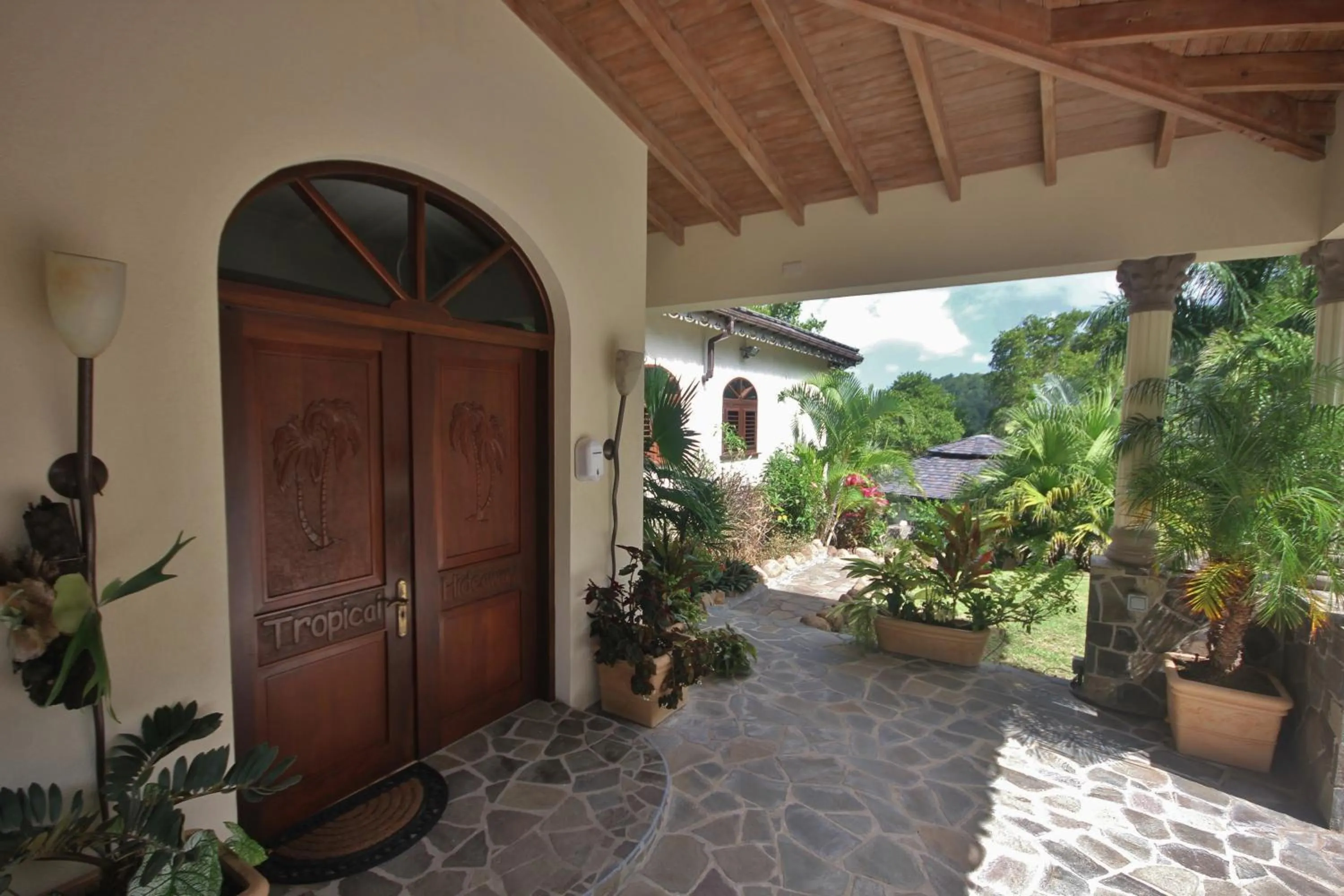 Property building in Tropical Hideaway