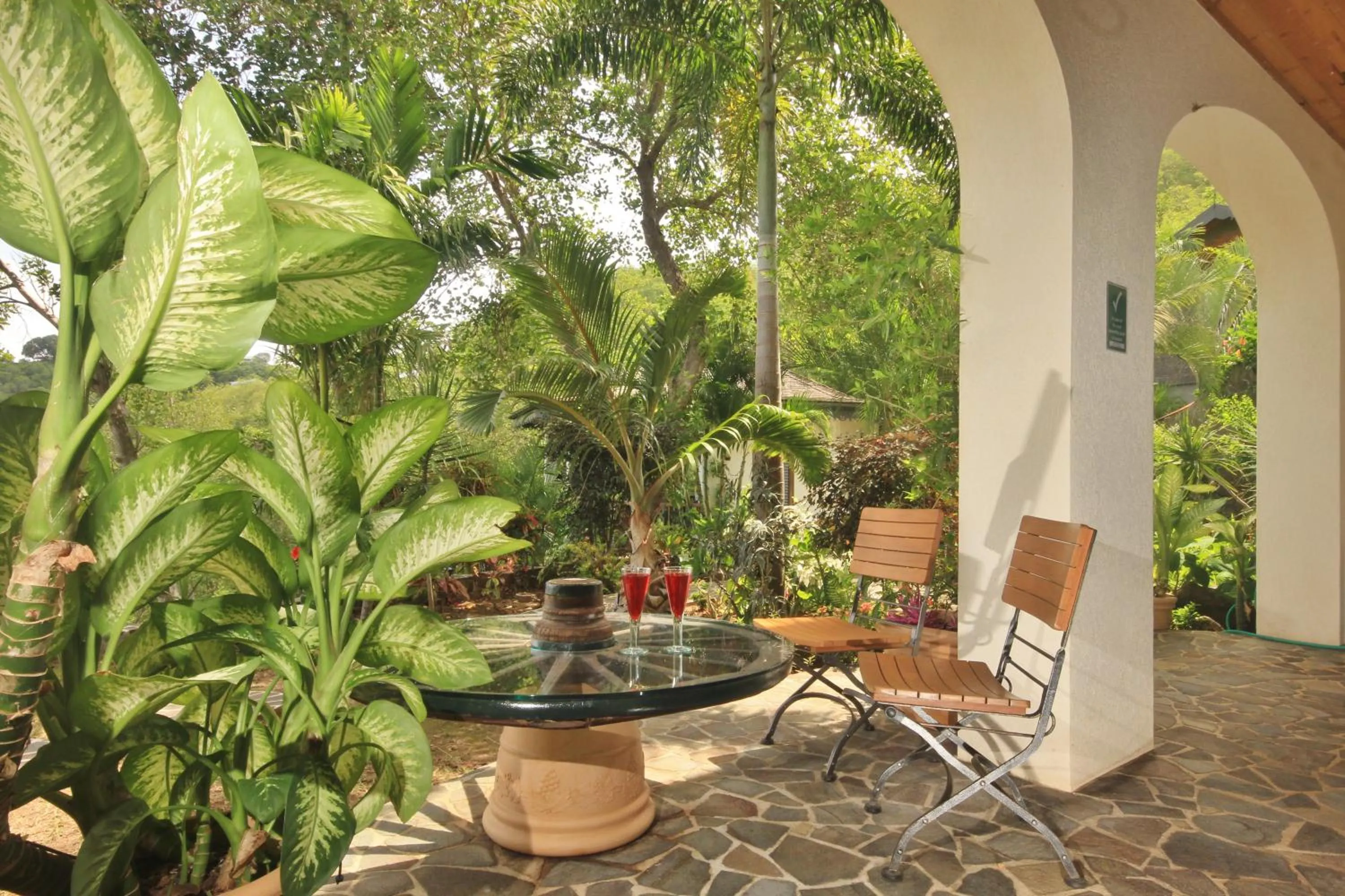 Patio in Tropical Hideaway