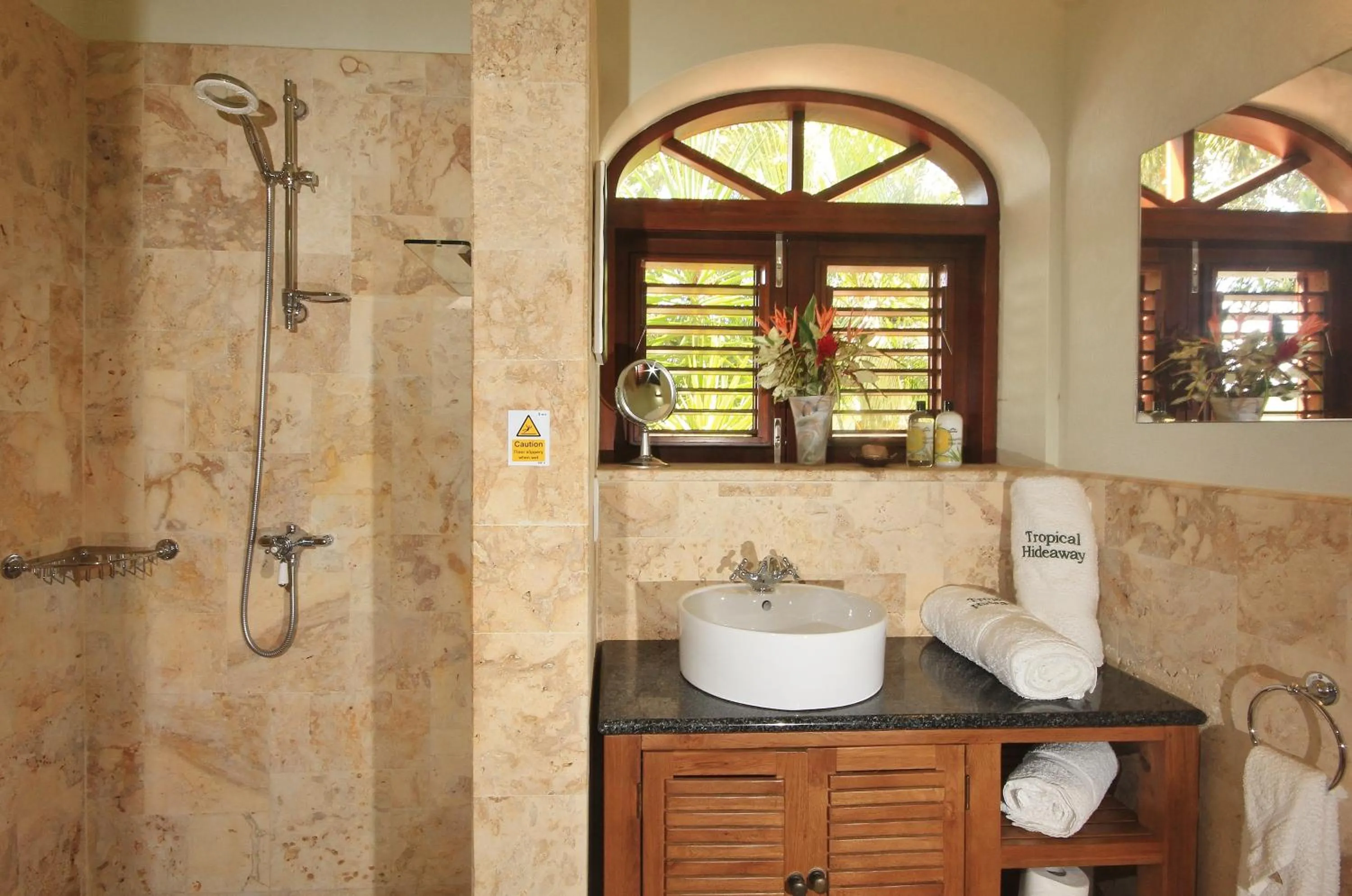 Shower in Tropical Hideaway