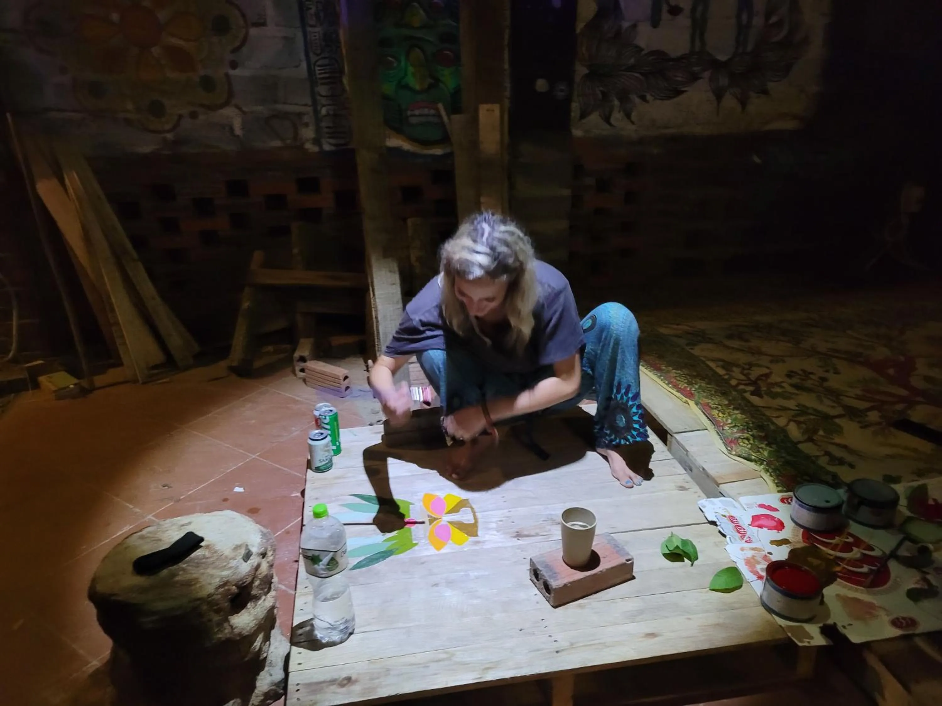 People in Woodstock Beach Camp