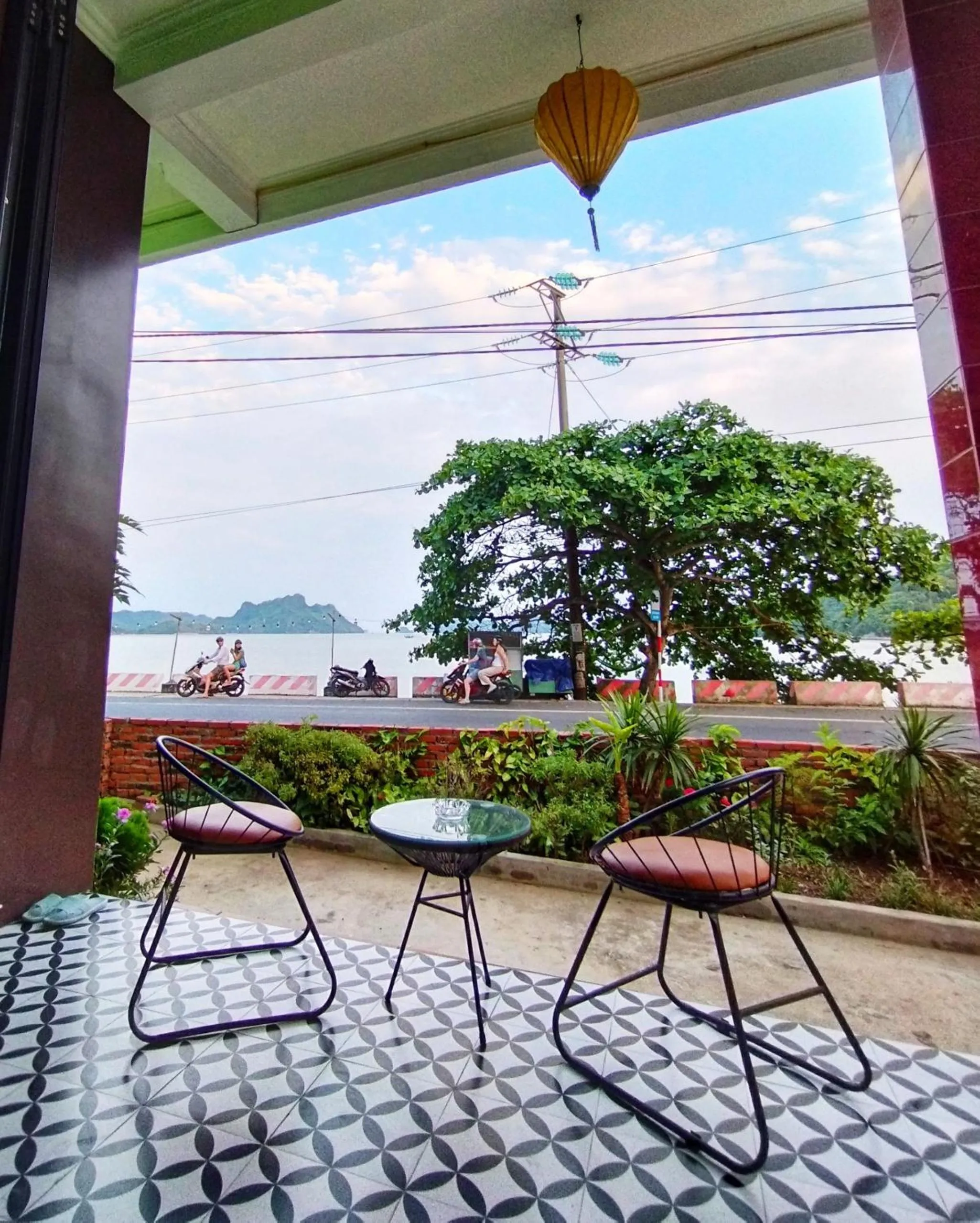 Patio in Woodstock Beach Camp