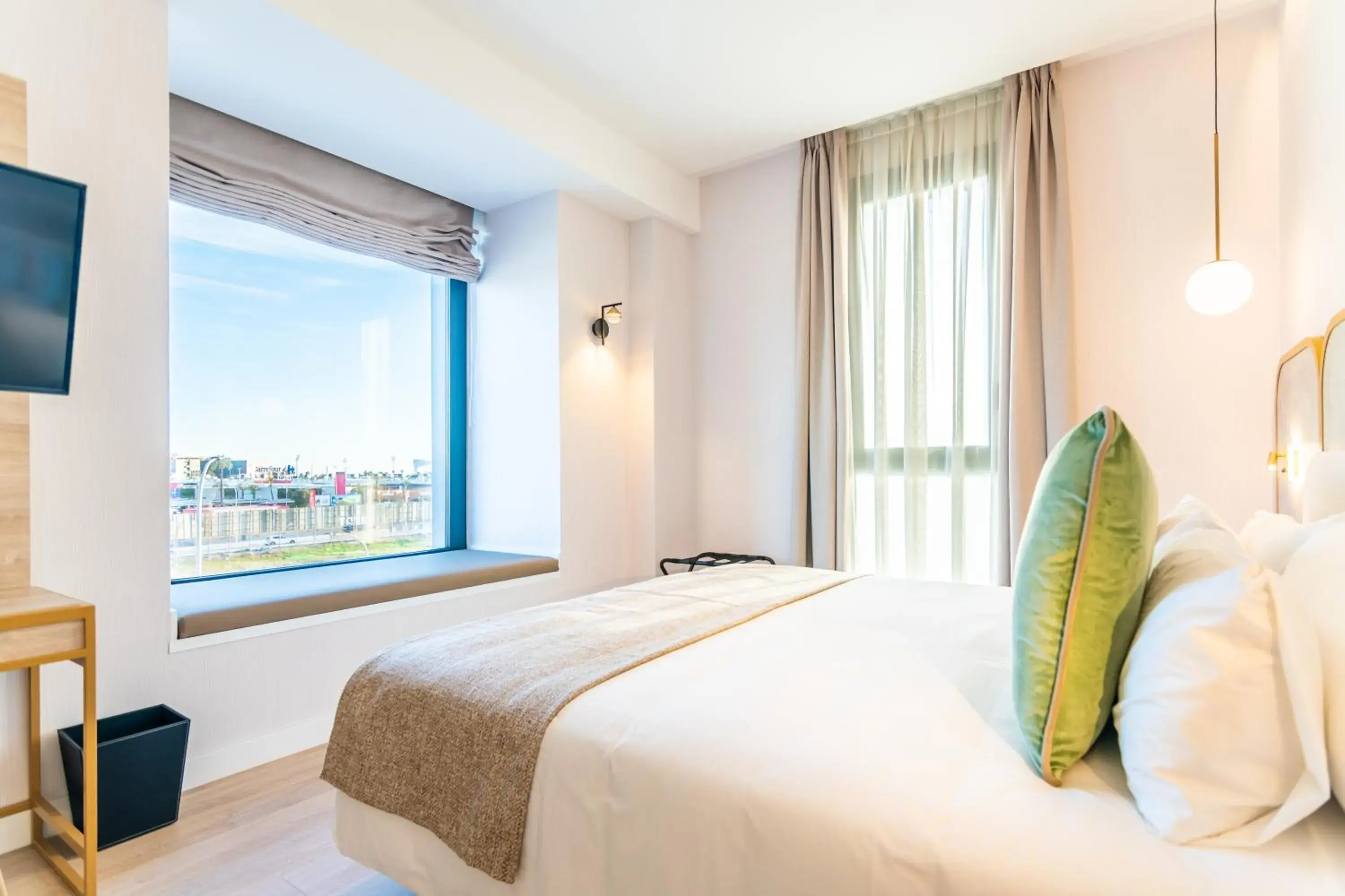 Bedroom, Bed in Hotel Málaga Vibes Bedroom, Bed in Hotel Málaga Vibes