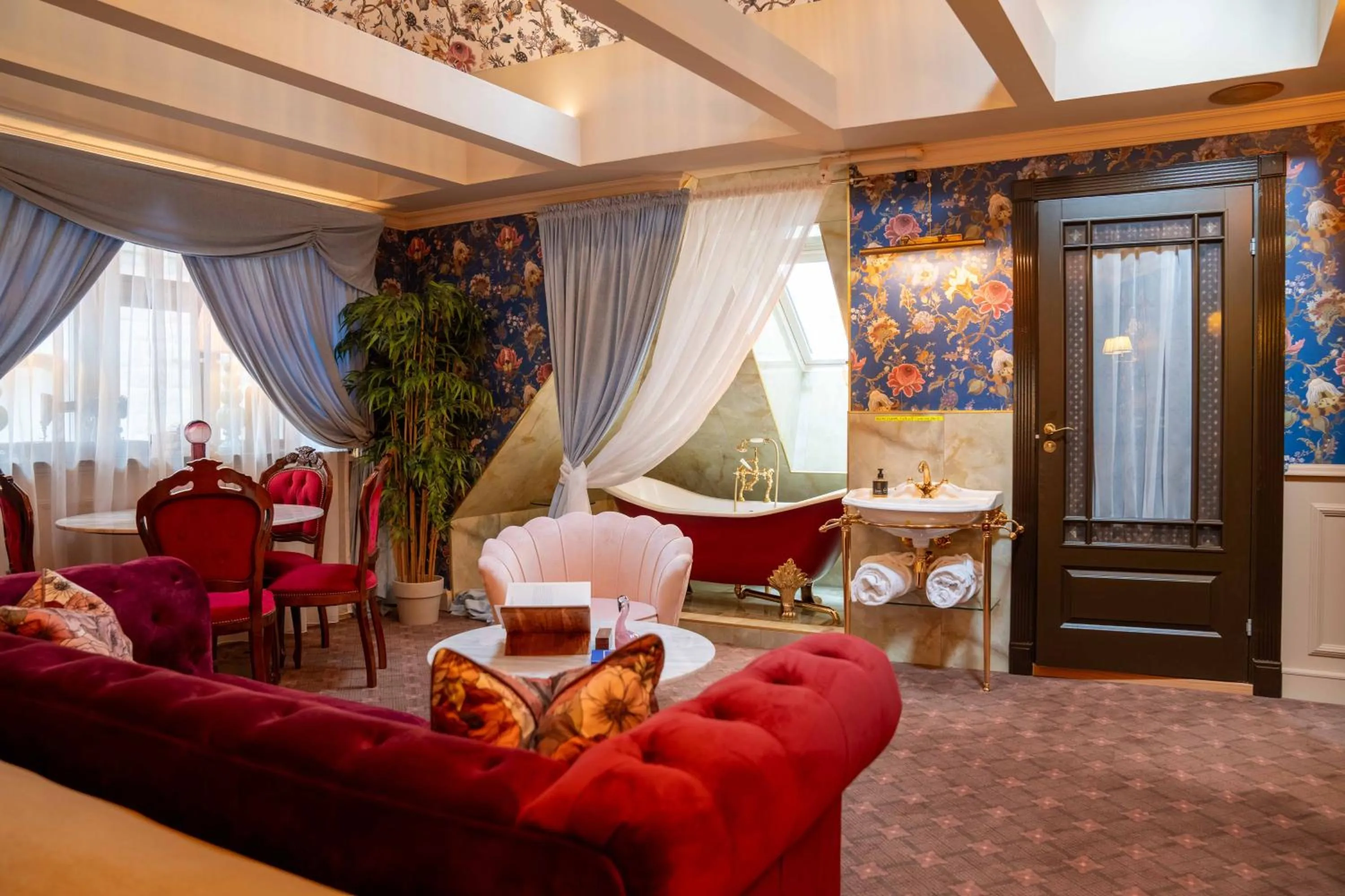 Seating area in Charmante Skostredet Hôtel