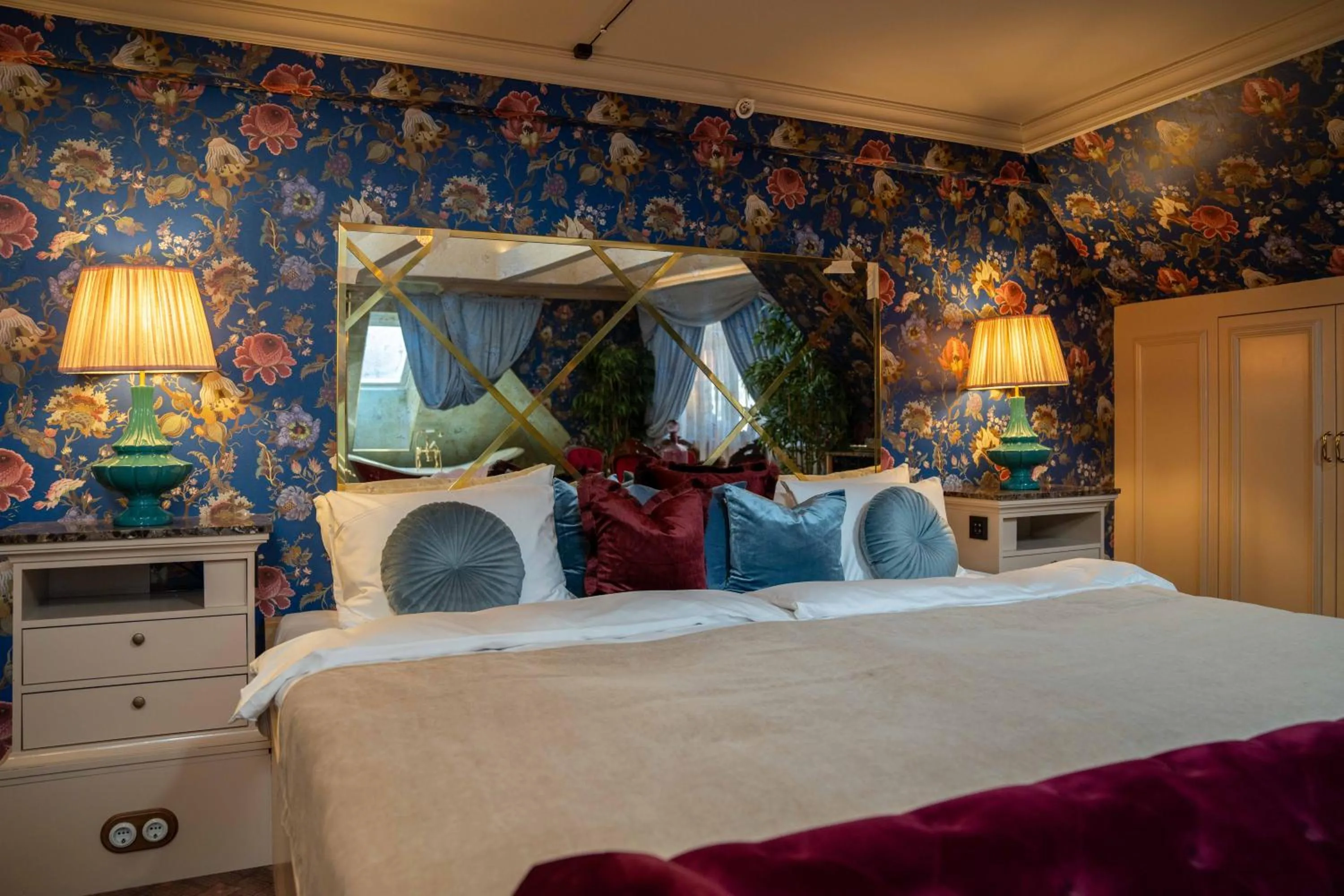 Bed in Charmante Skostredet Hôtel