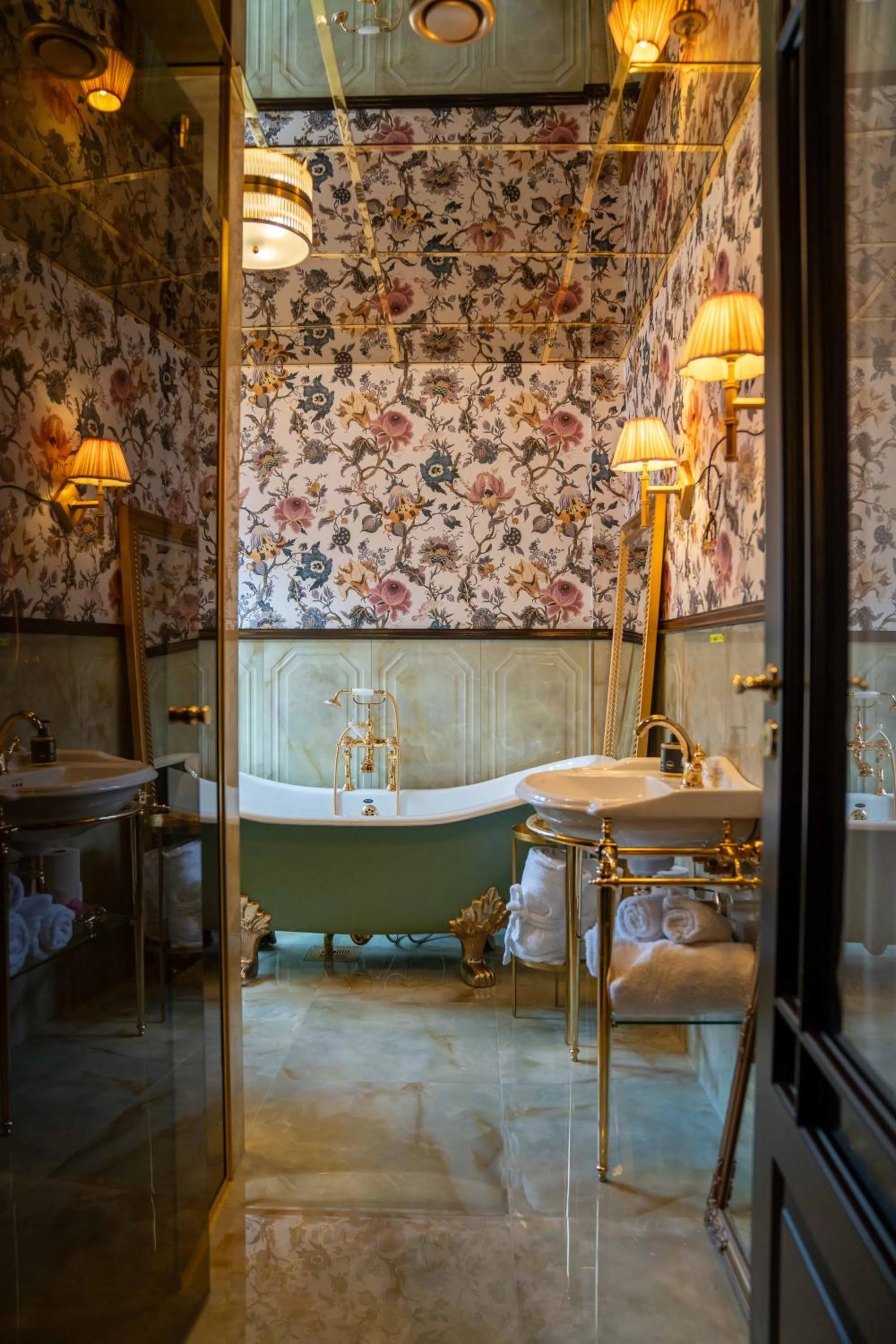 Bathroom in Charmante Skostredet Hôtel