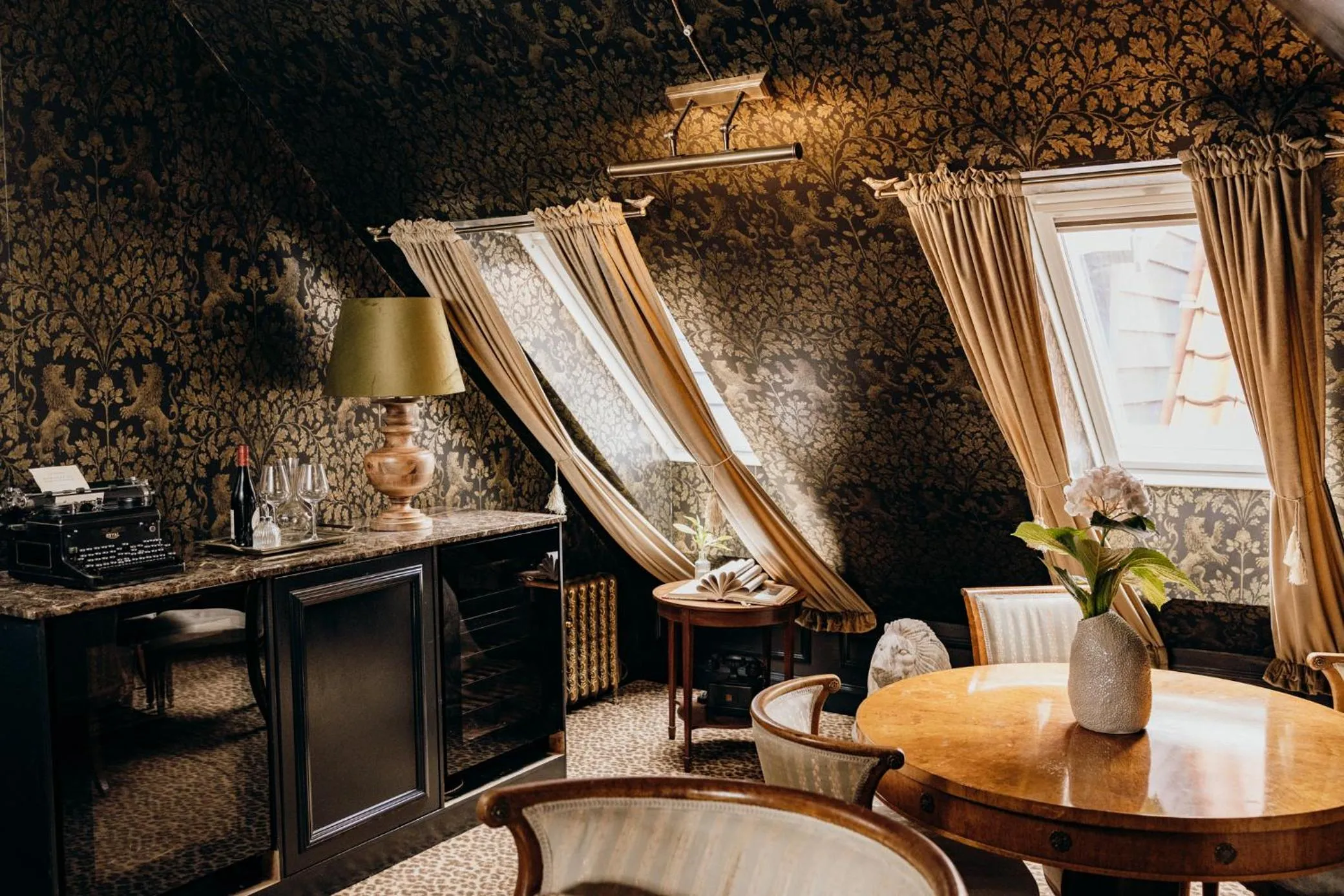 Seating area in Charmante Skostredet Hôtel