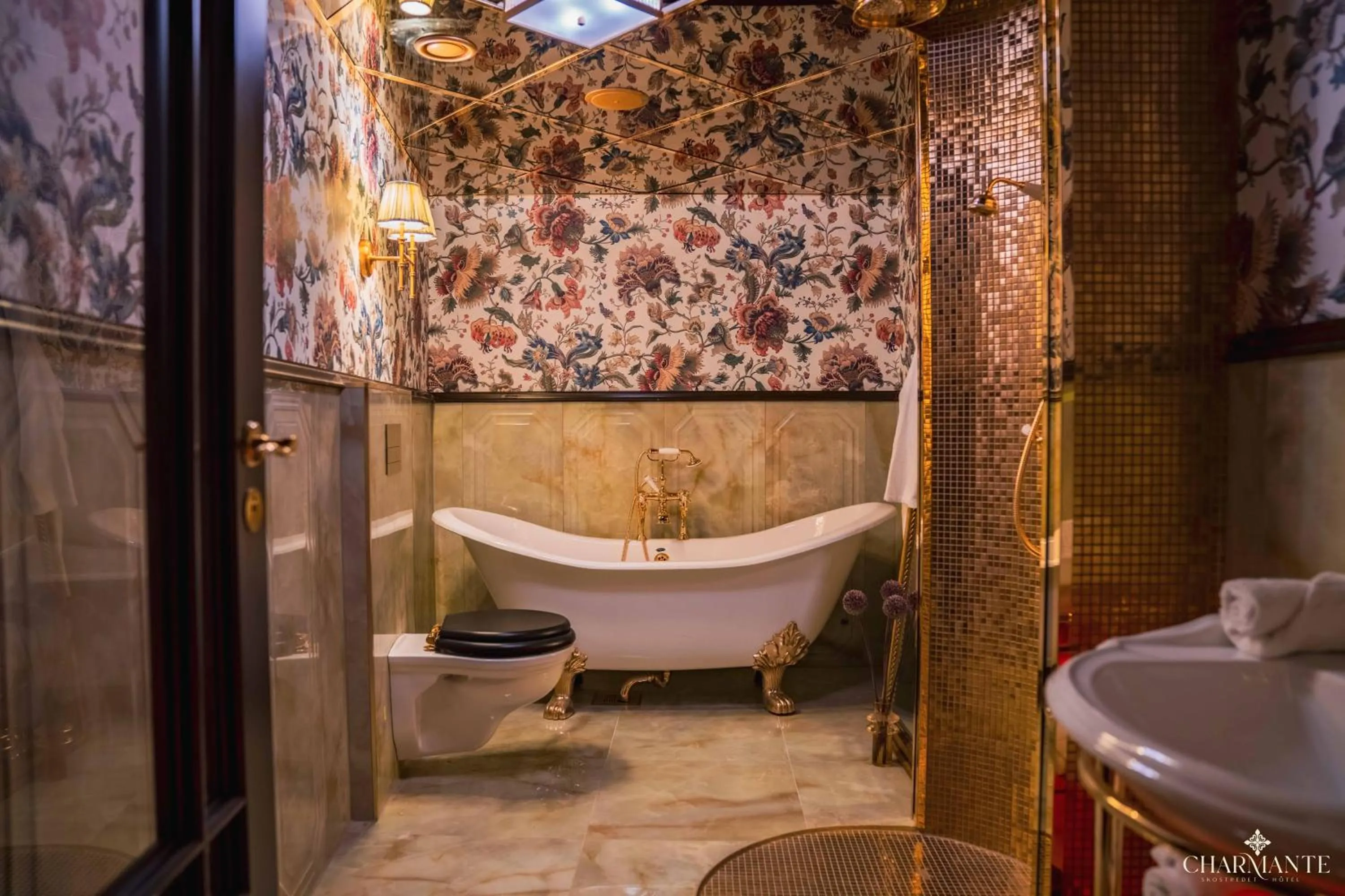 Bathroom in Charmante Skostredet Hôtel