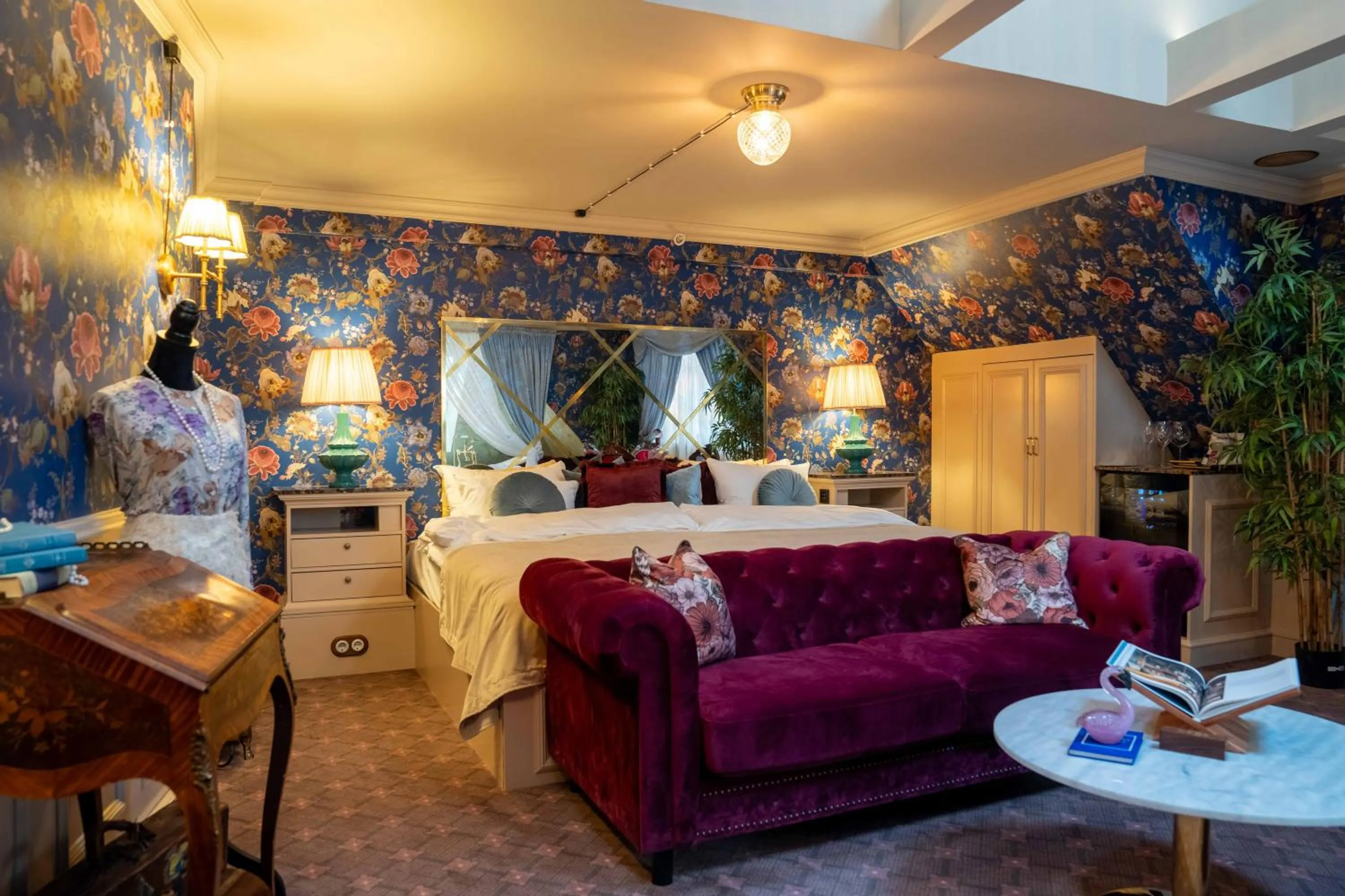 Bed in Charmante Skostredet Hôtel