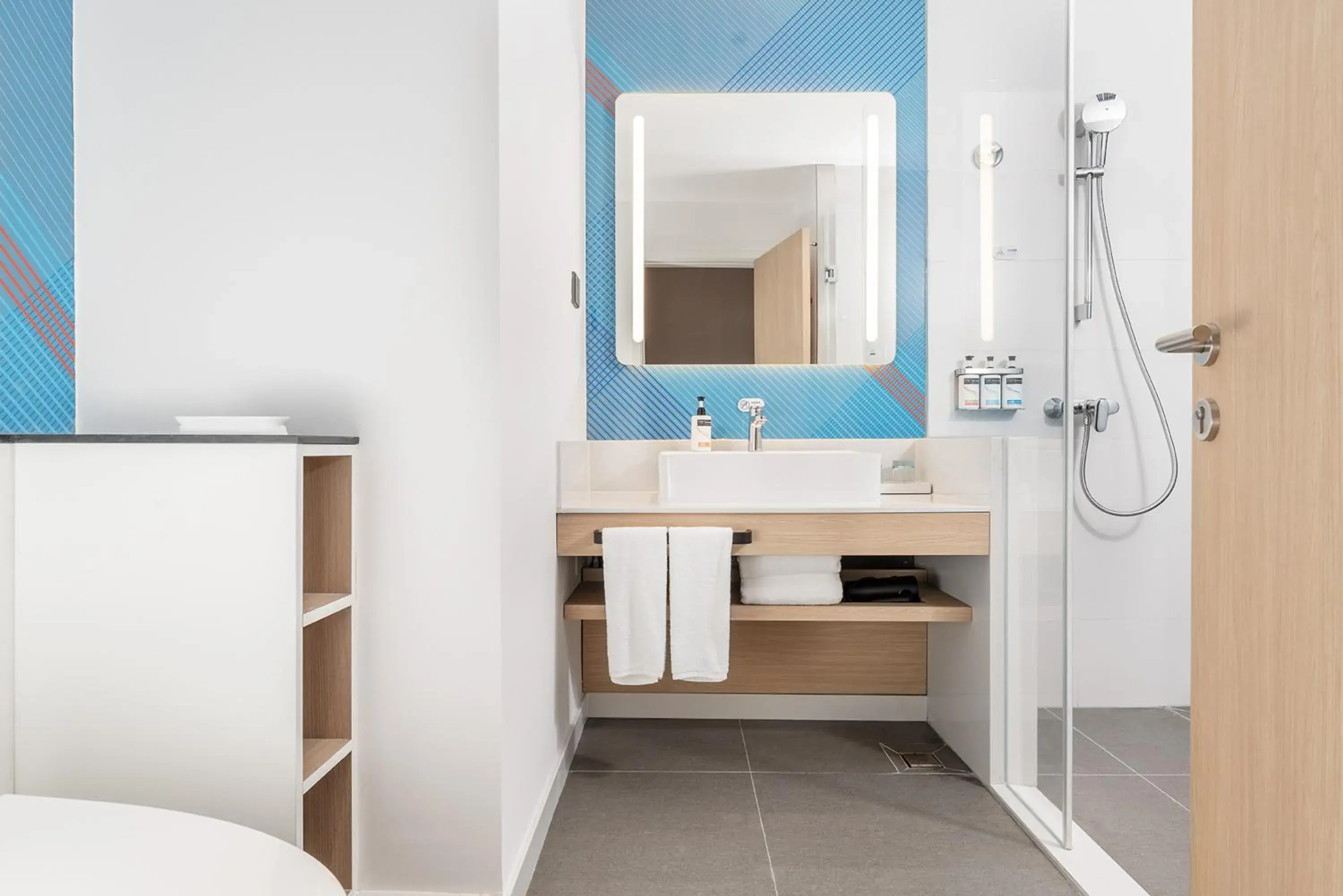 Bathroom in Holiday Inn Express Dandong City Center by IHG Bathroom in Holiday Inn Express Dandong City Center by IHG