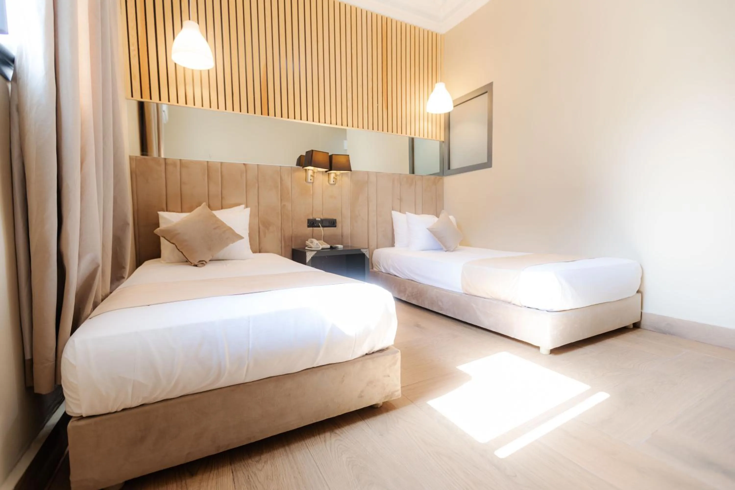 Bed in Ennesma Hotel