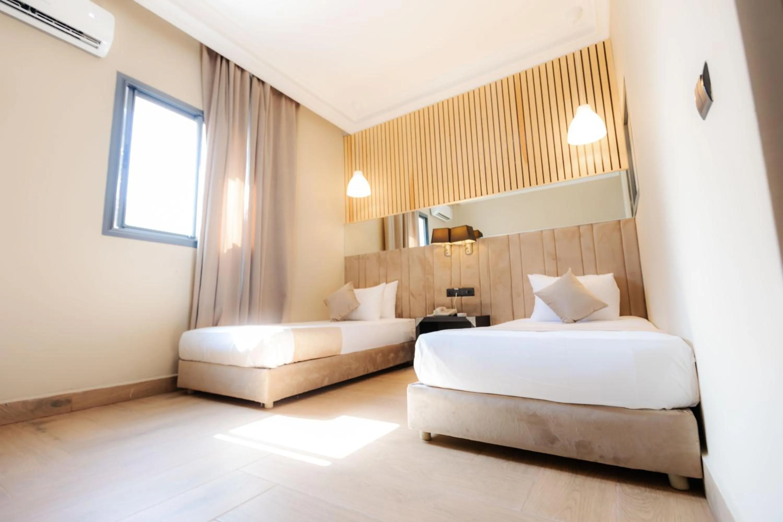 Bed in Ennesma Hotel