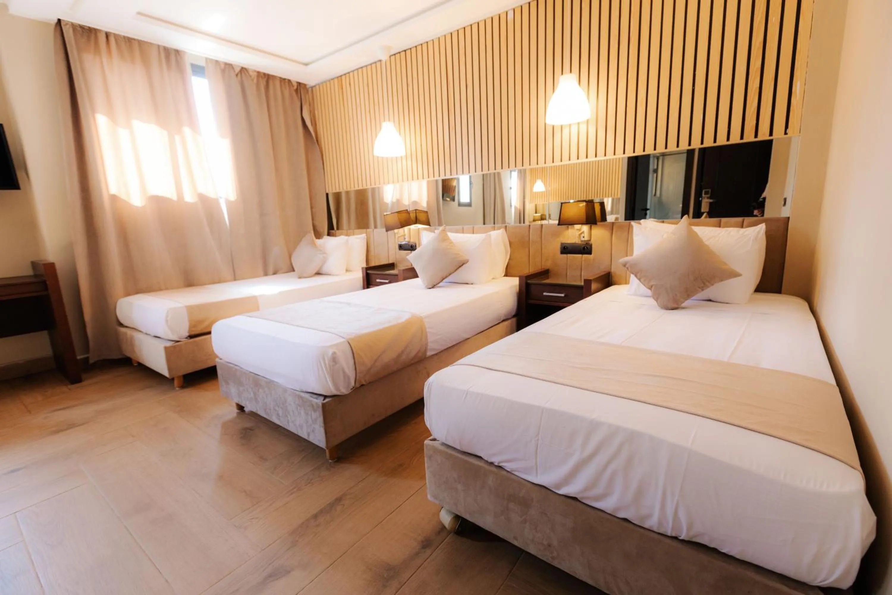 Bed in Ennesma Hotel