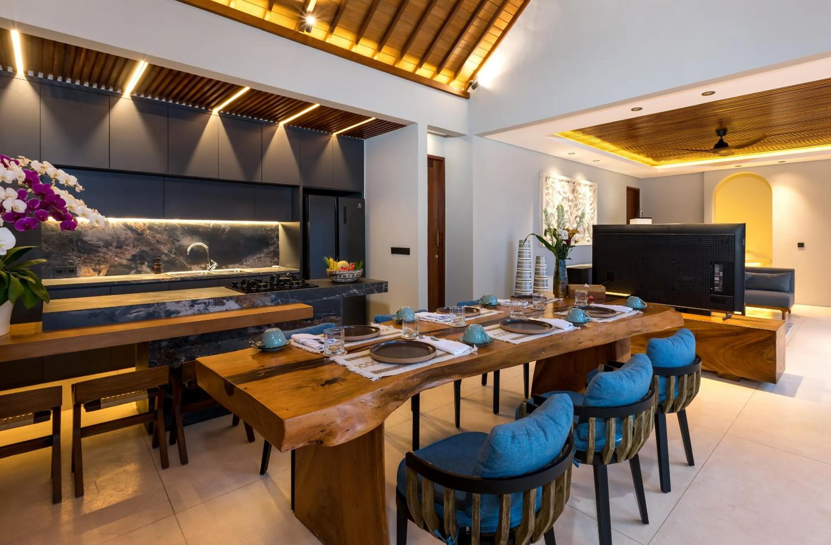 Kitchen or kitchenette in Navya Villas