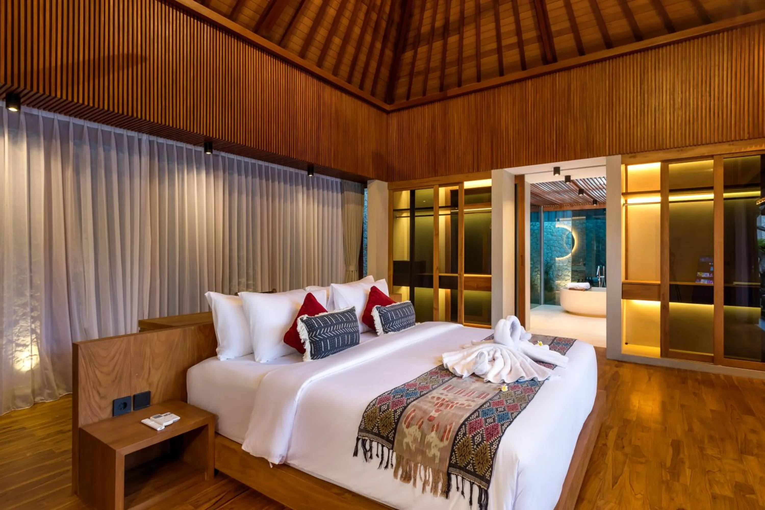 Bedroom, Bed in Navya Villas