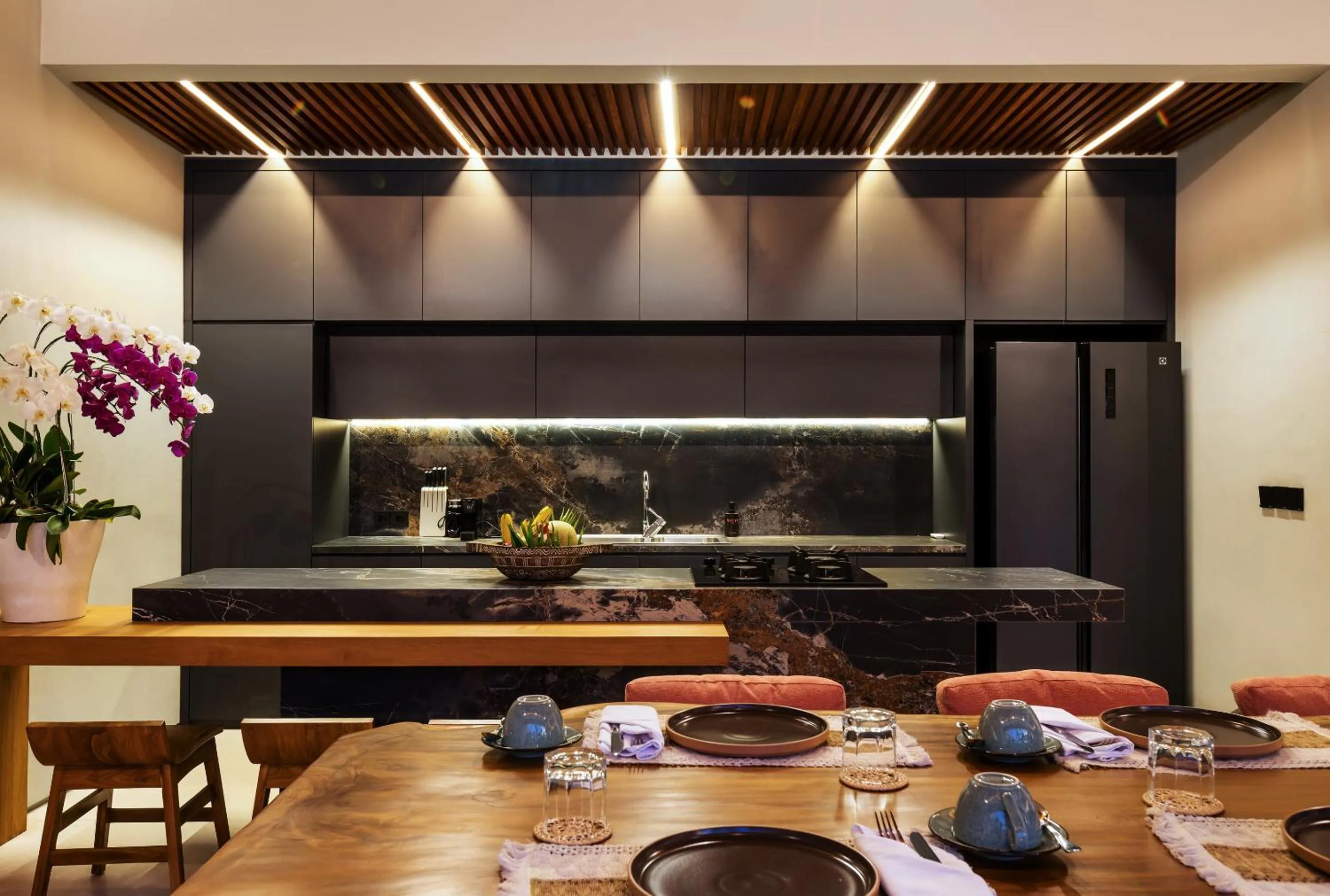 Kitchen or kitchenette in Navya Villas