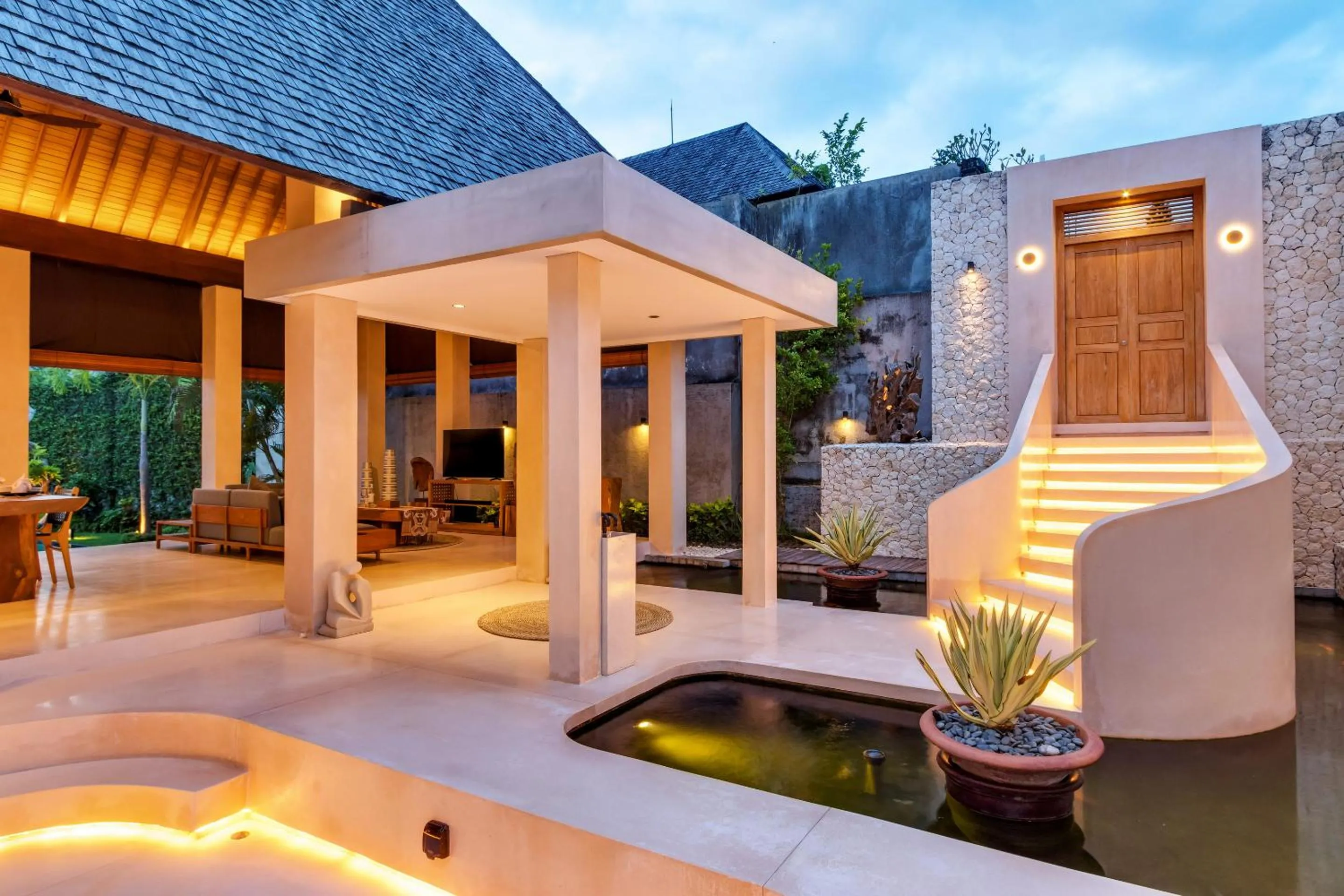 Living room in Navya Villas