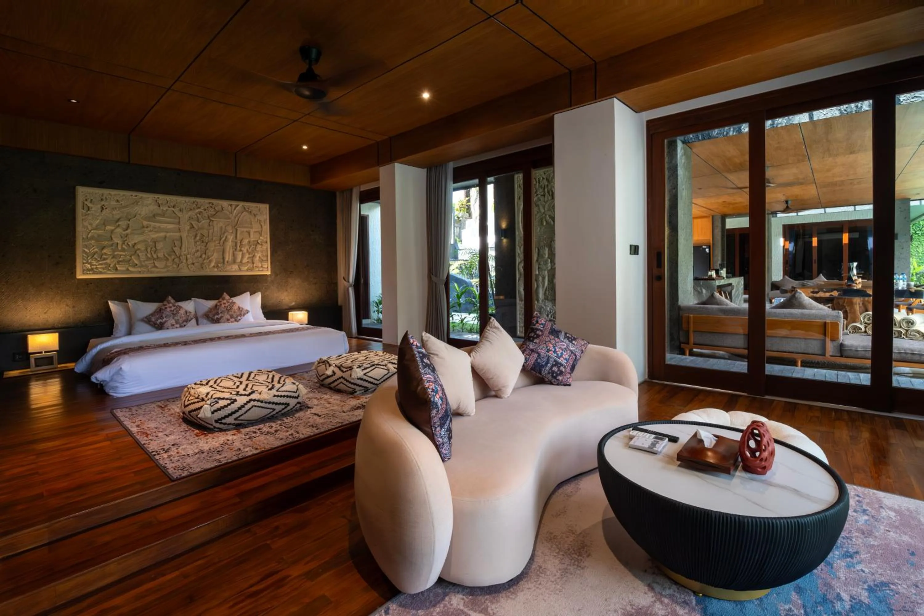 Bedroom, Bed in Navya Villas